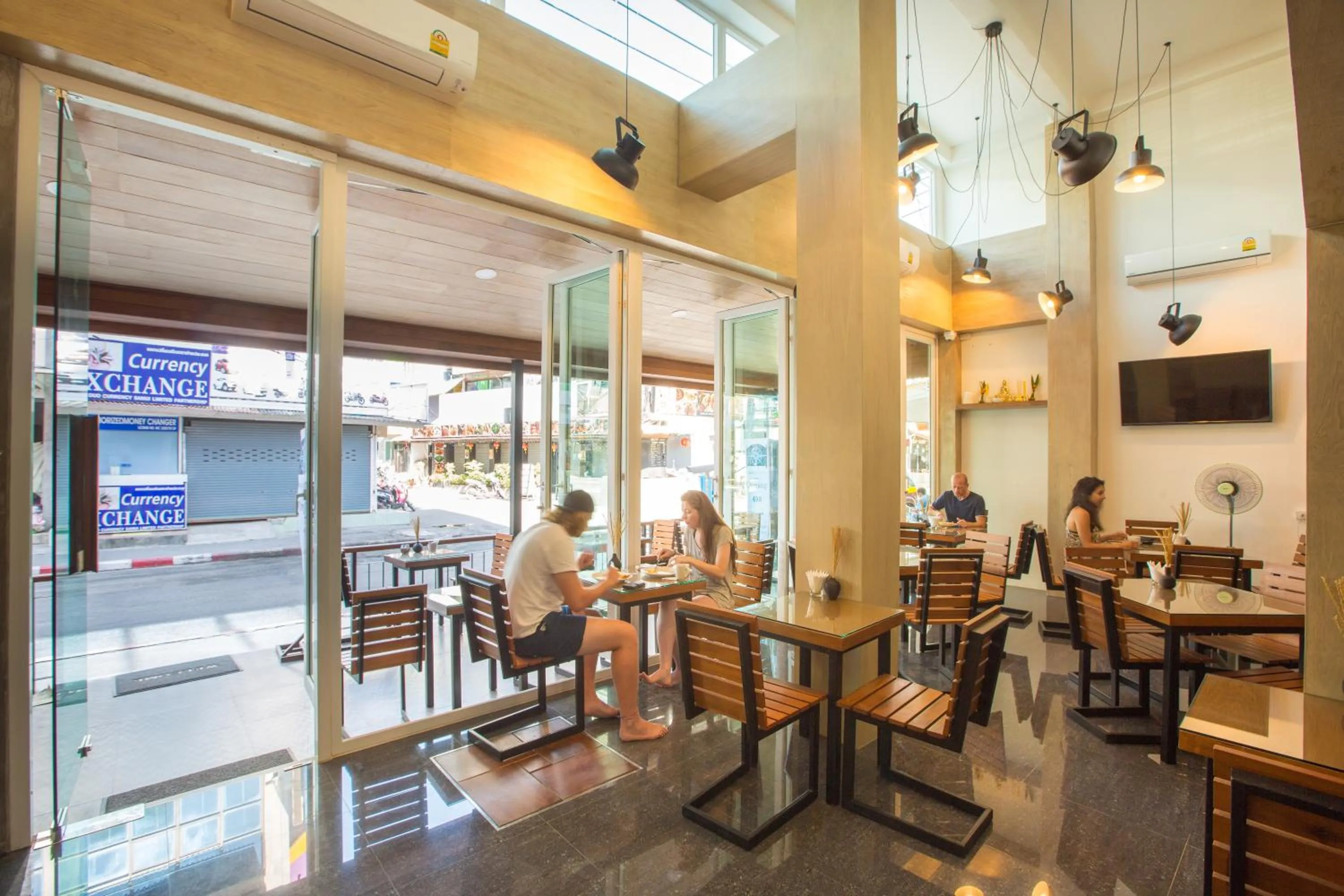 Lobby or reception in P168 Hostel Samui