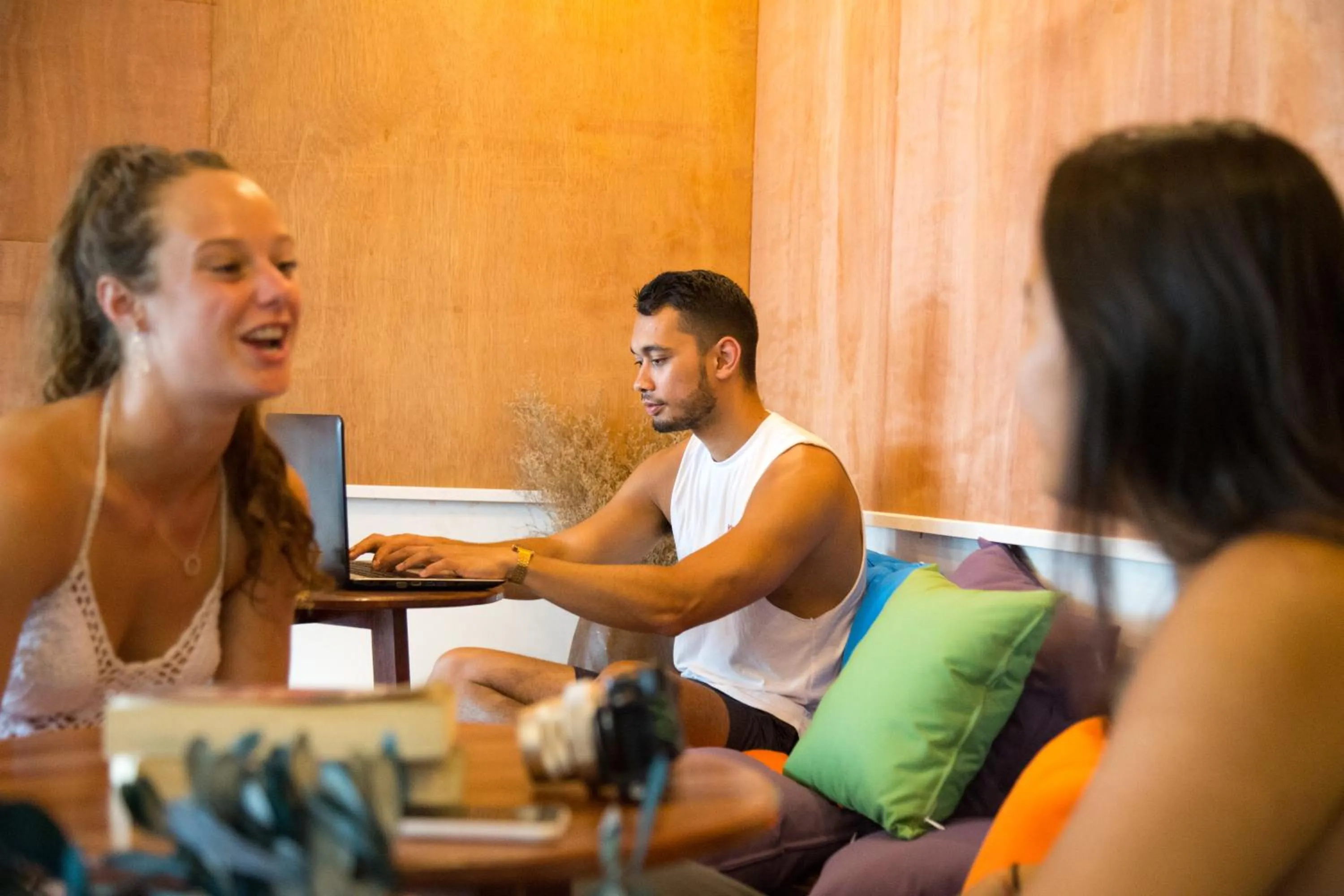 Area and facilities in P168 Hostel Samui