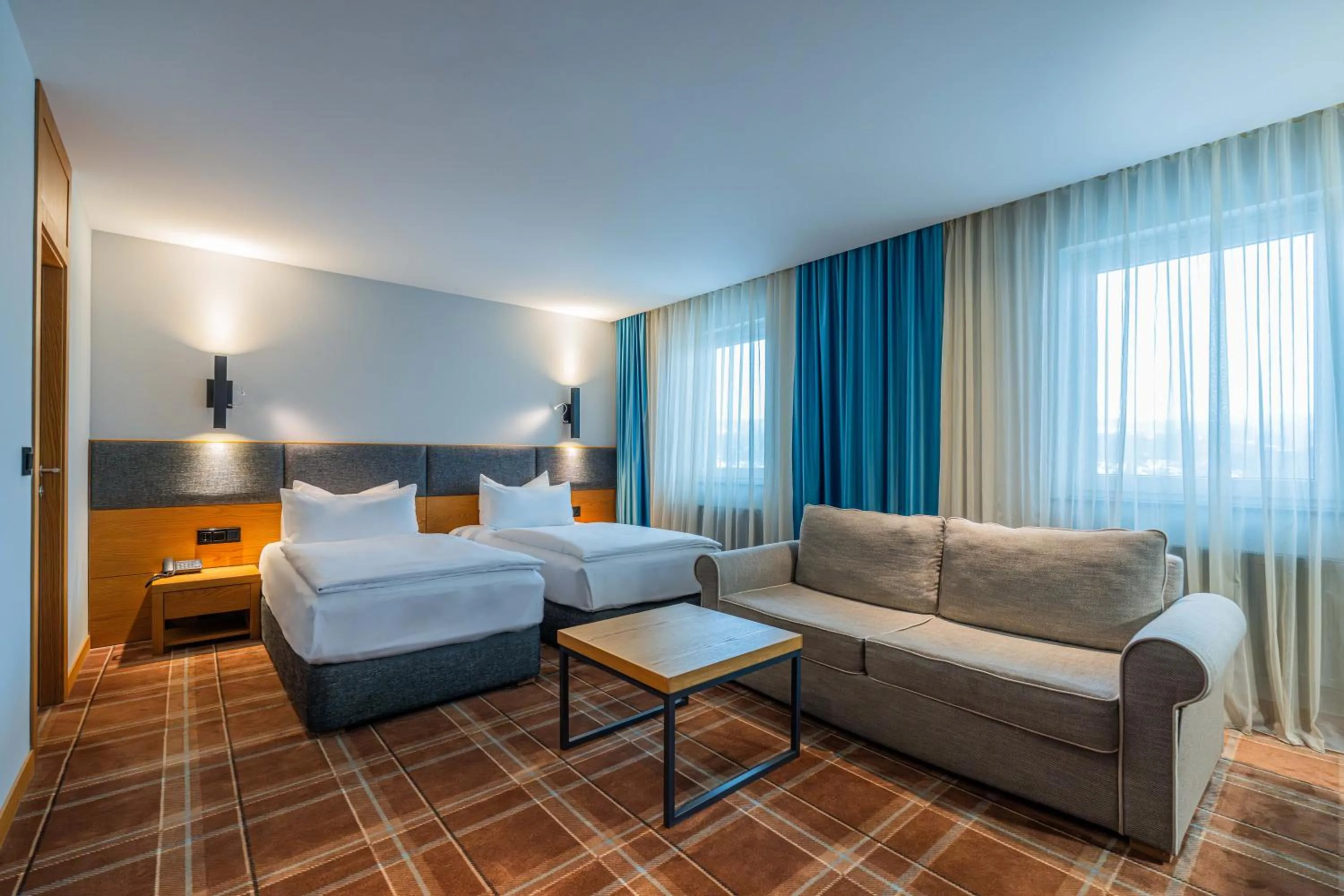 Photo of the whole room, Bed in HVD Grand Hotel Suhl Business & Leisure