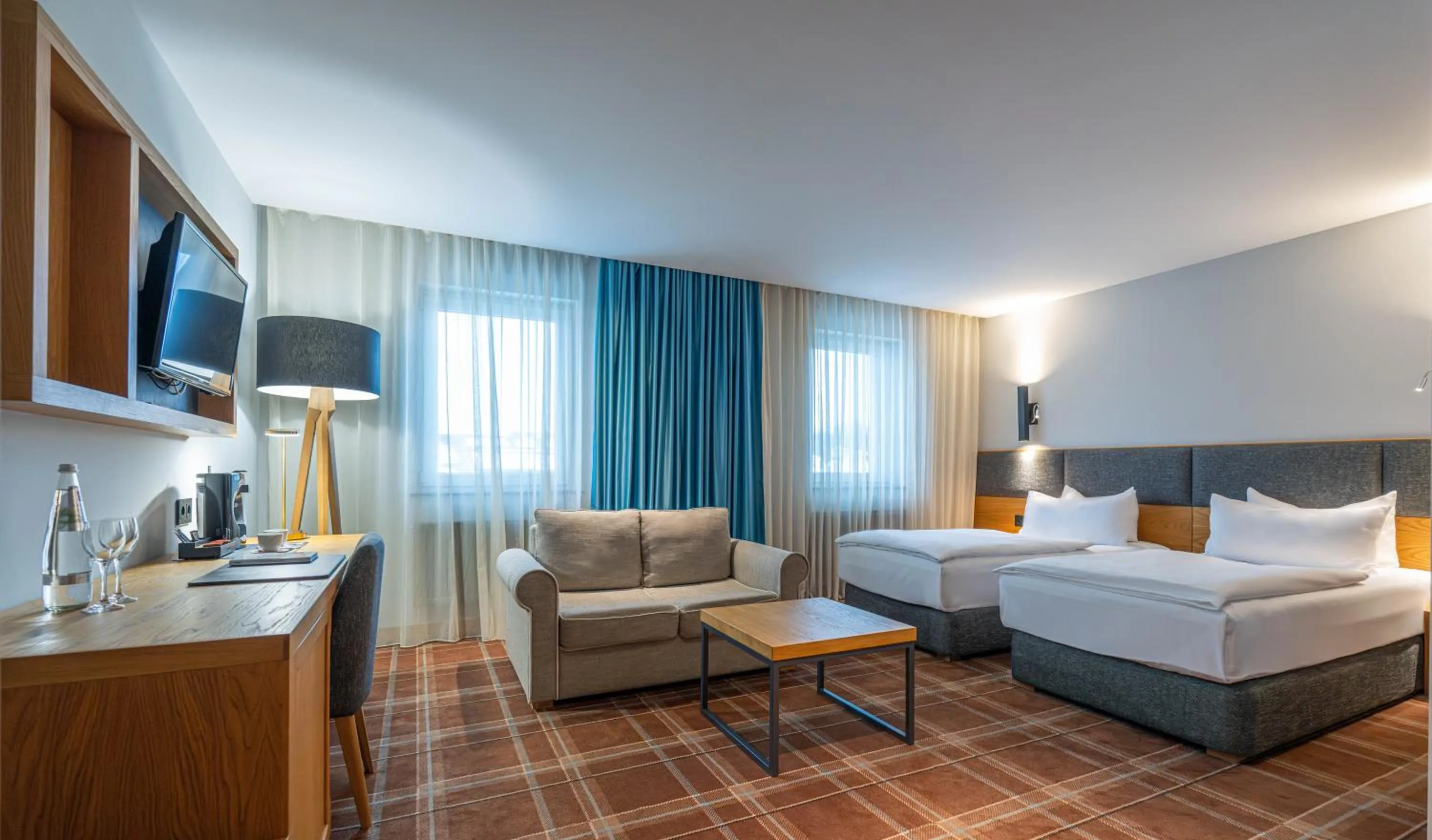 Photo of the whole room, Bed in HVD Grand Hotel Suhl Business & Leisure