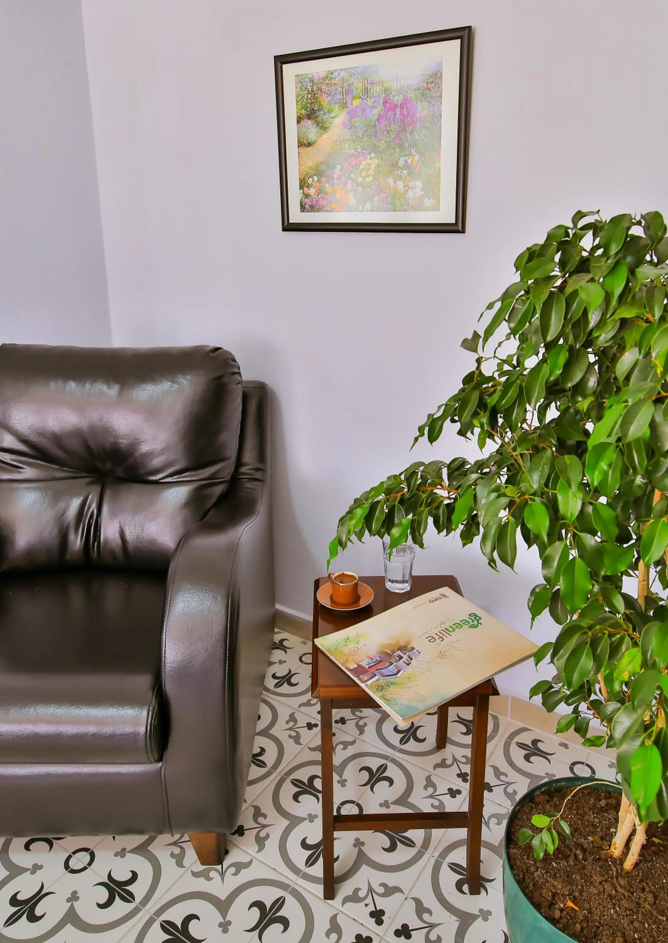 Seating area in Palmada Hotel