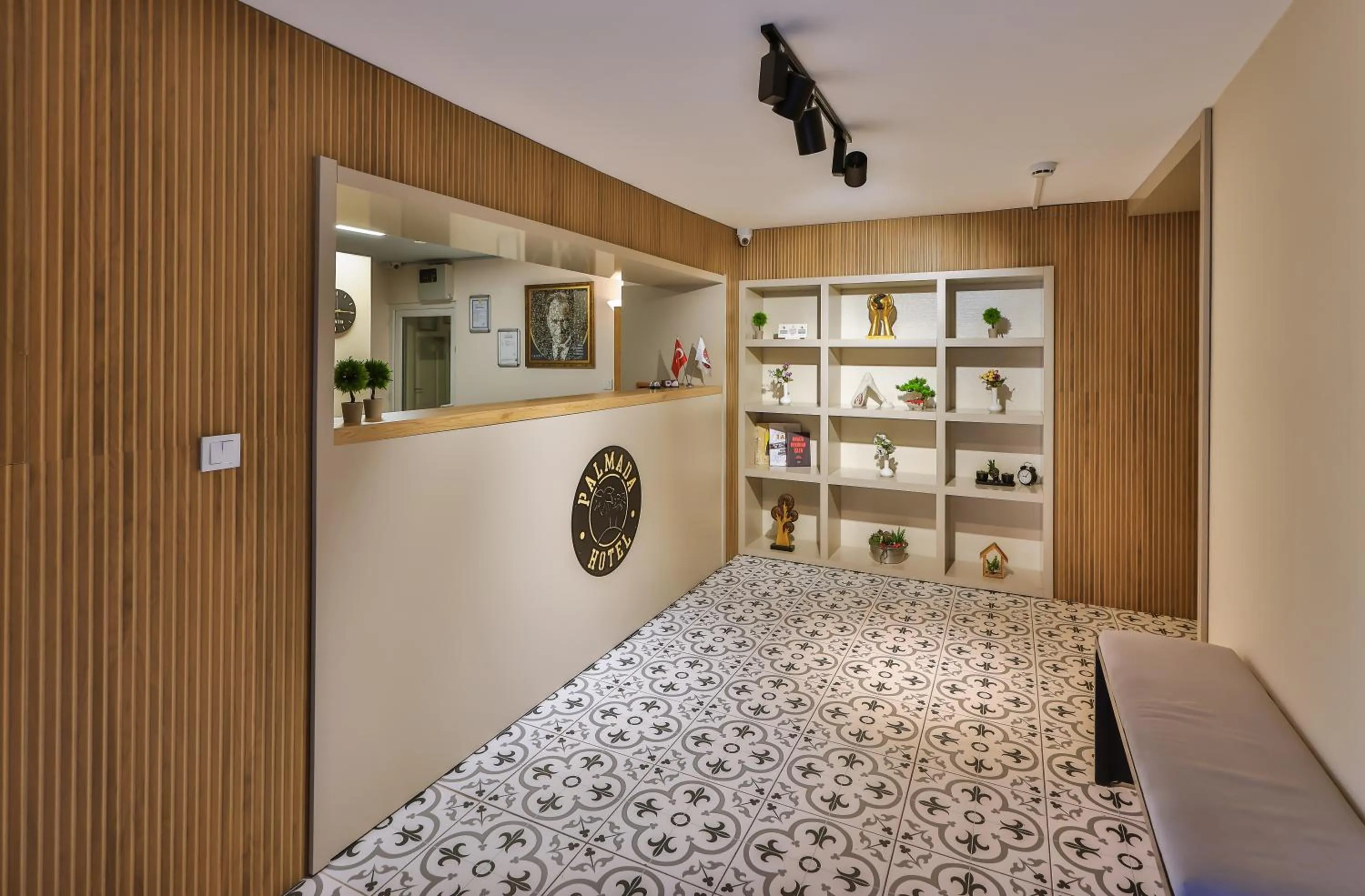 Lobby or reception in Palmada Hotel