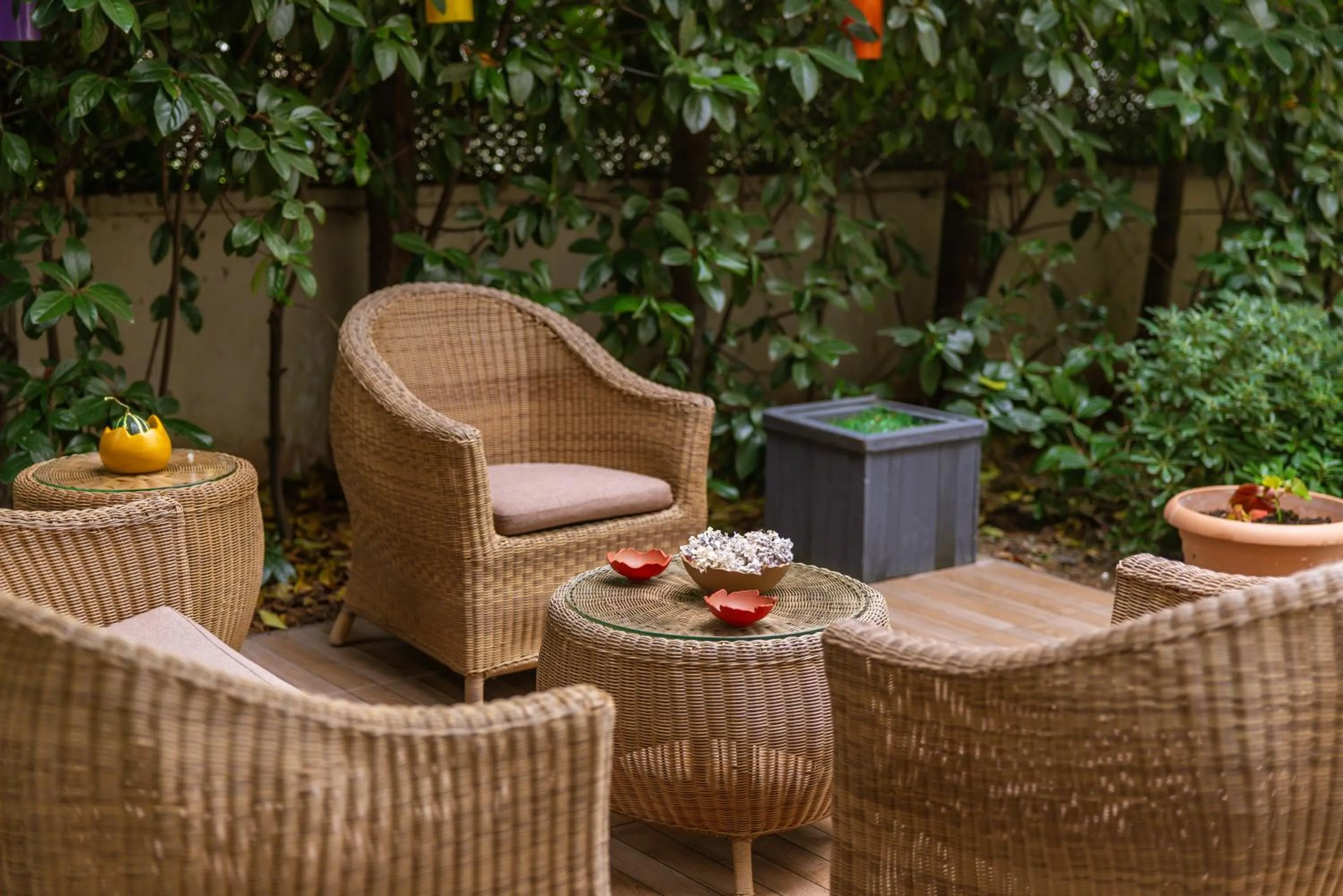 Patio in Palmada Hotel