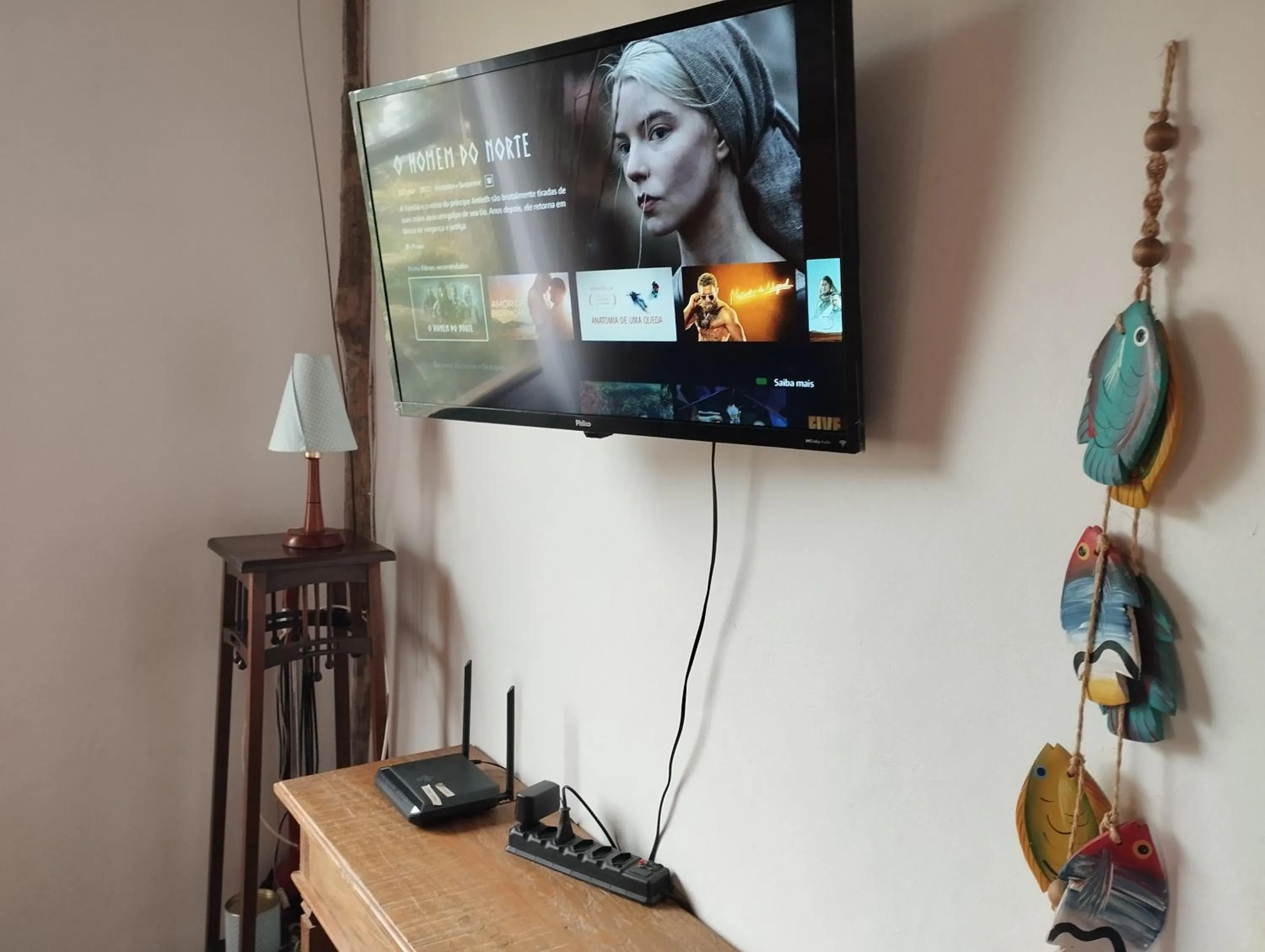 Communal lounge/ TV room in Casa em Ilhabela
