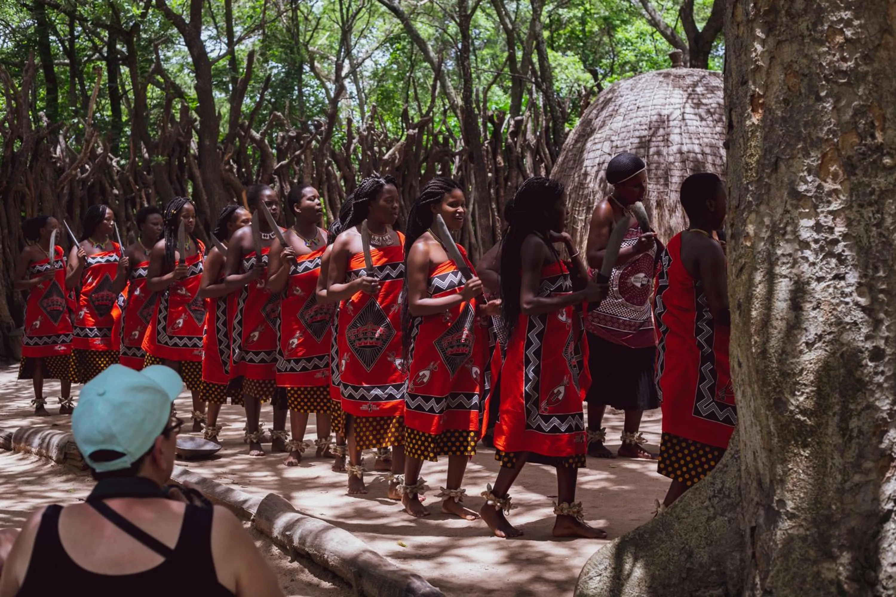 People in Imbube Safari Lodge