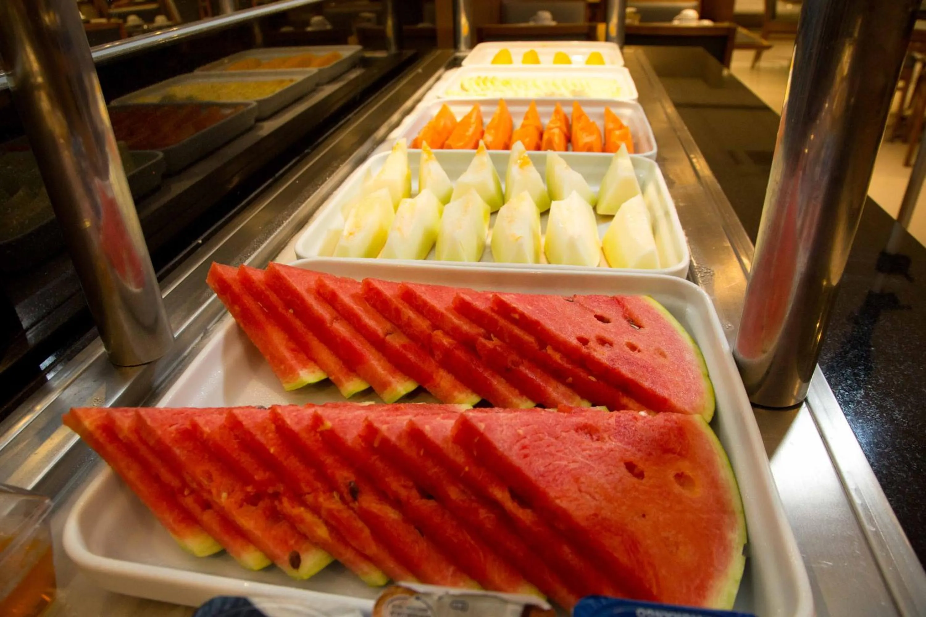 Buffet breakfast in Petit Rio Hotel