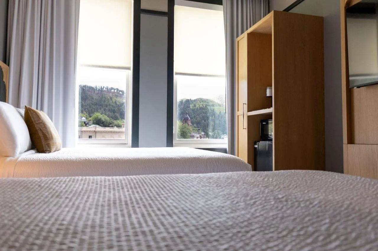 Bed in Historic Franklin Hotel