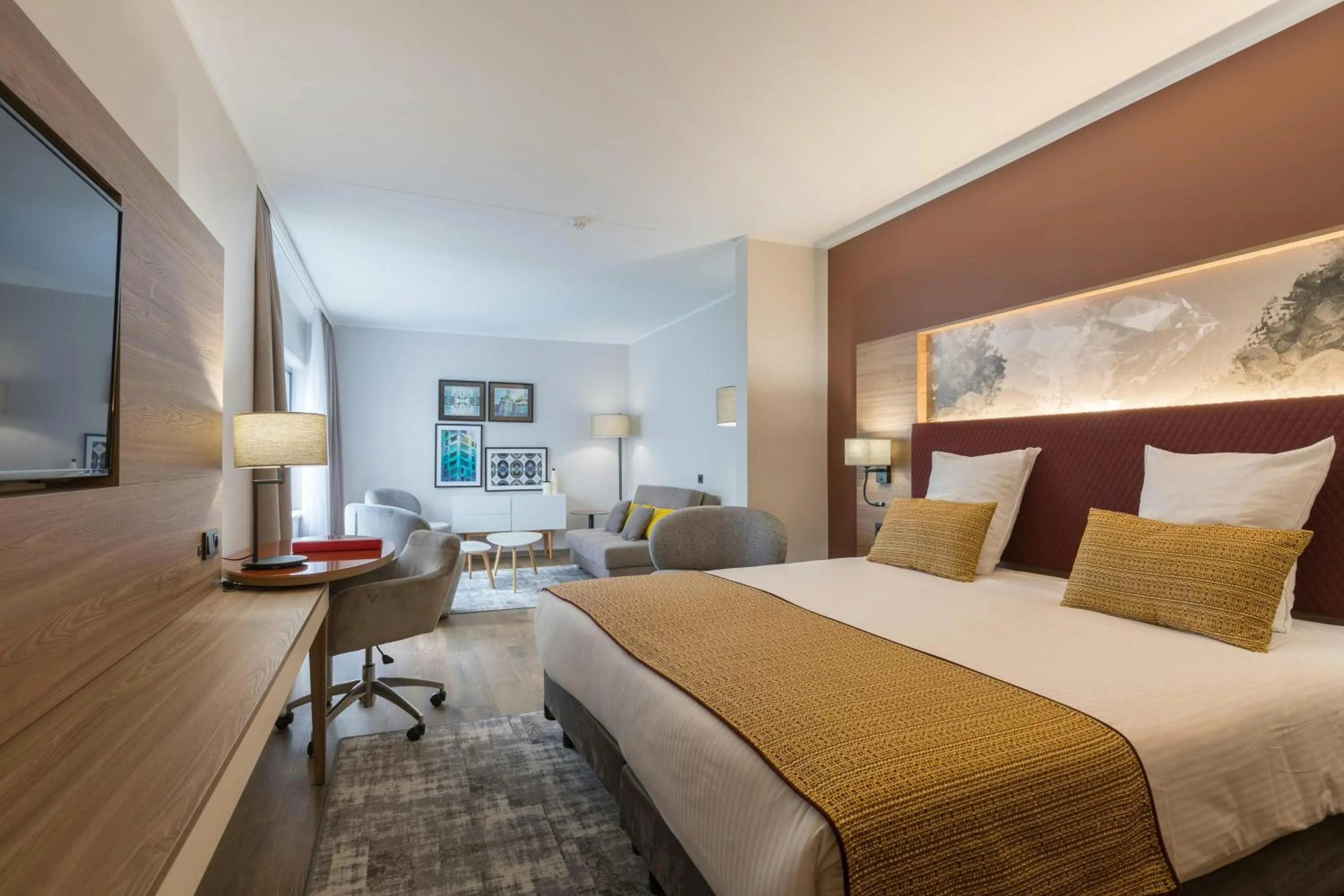 Photo of the whole room, Bed in Leonardo Hotel Antwerpen