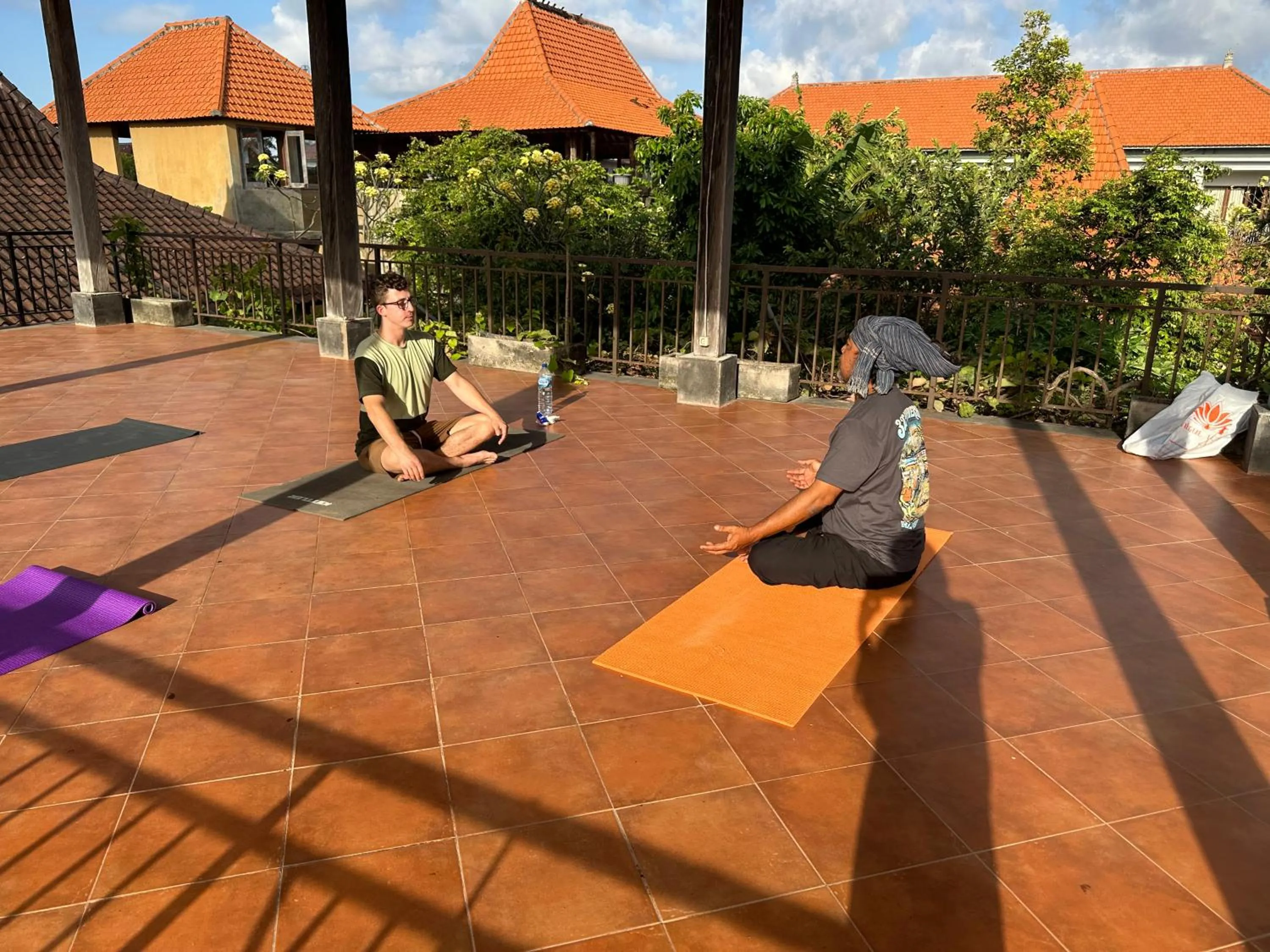 Day in Diuma residence yoga meditation retreat and healing Center