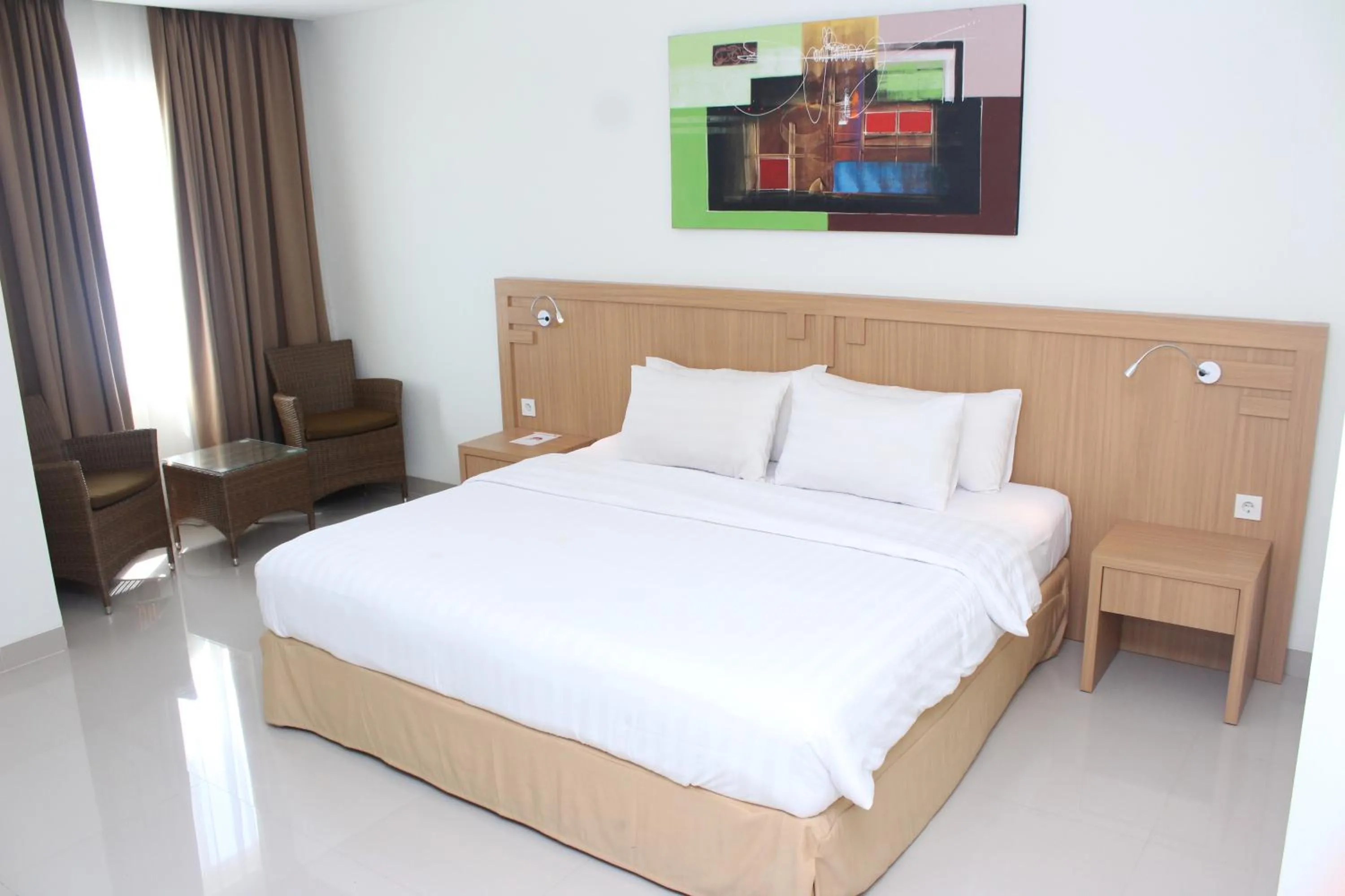 Bedroom, Bed in Naka Hotel Kupang