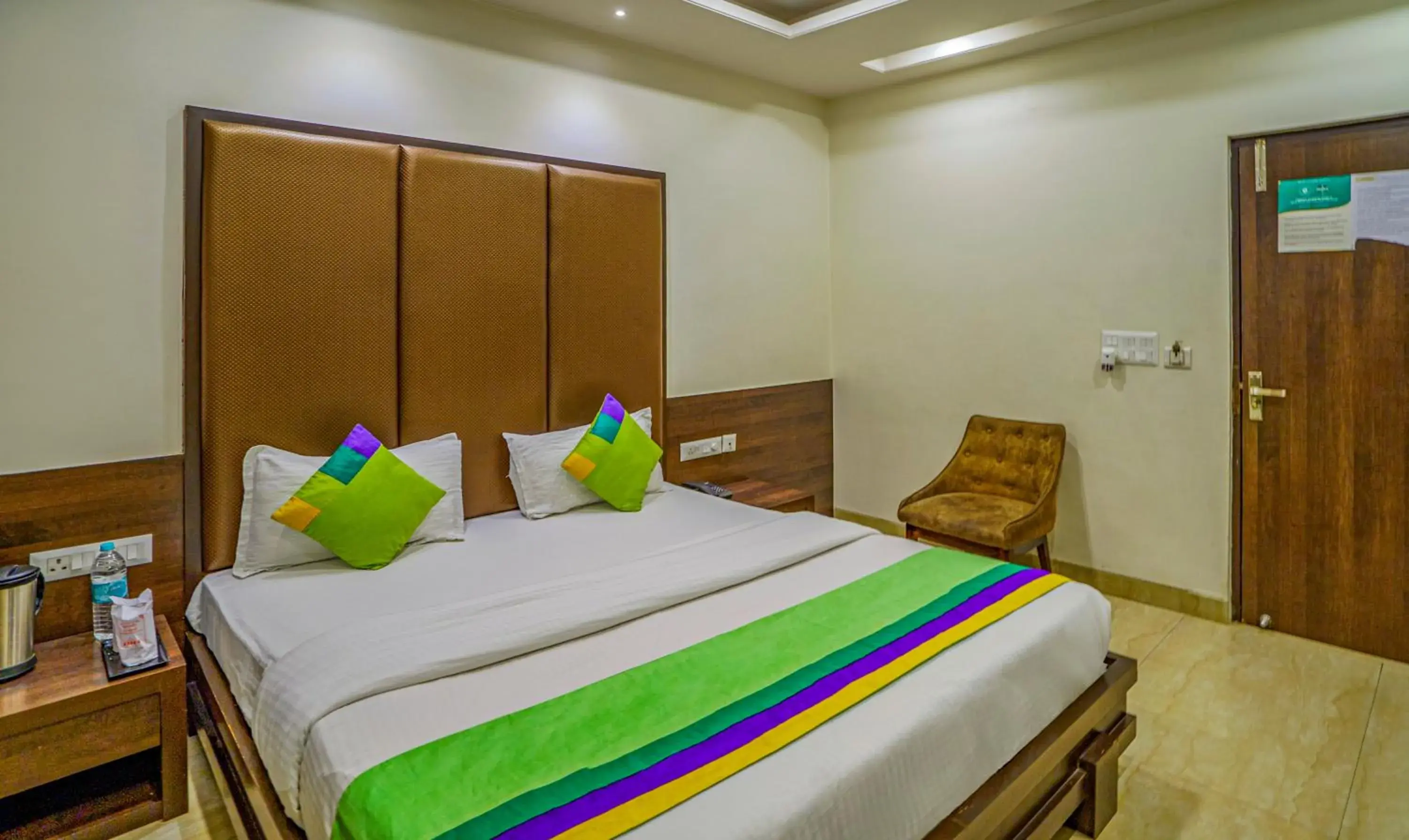 Bedroom, Bed in Treebo Bliss Bedroom, Bed in Treebo Bliss