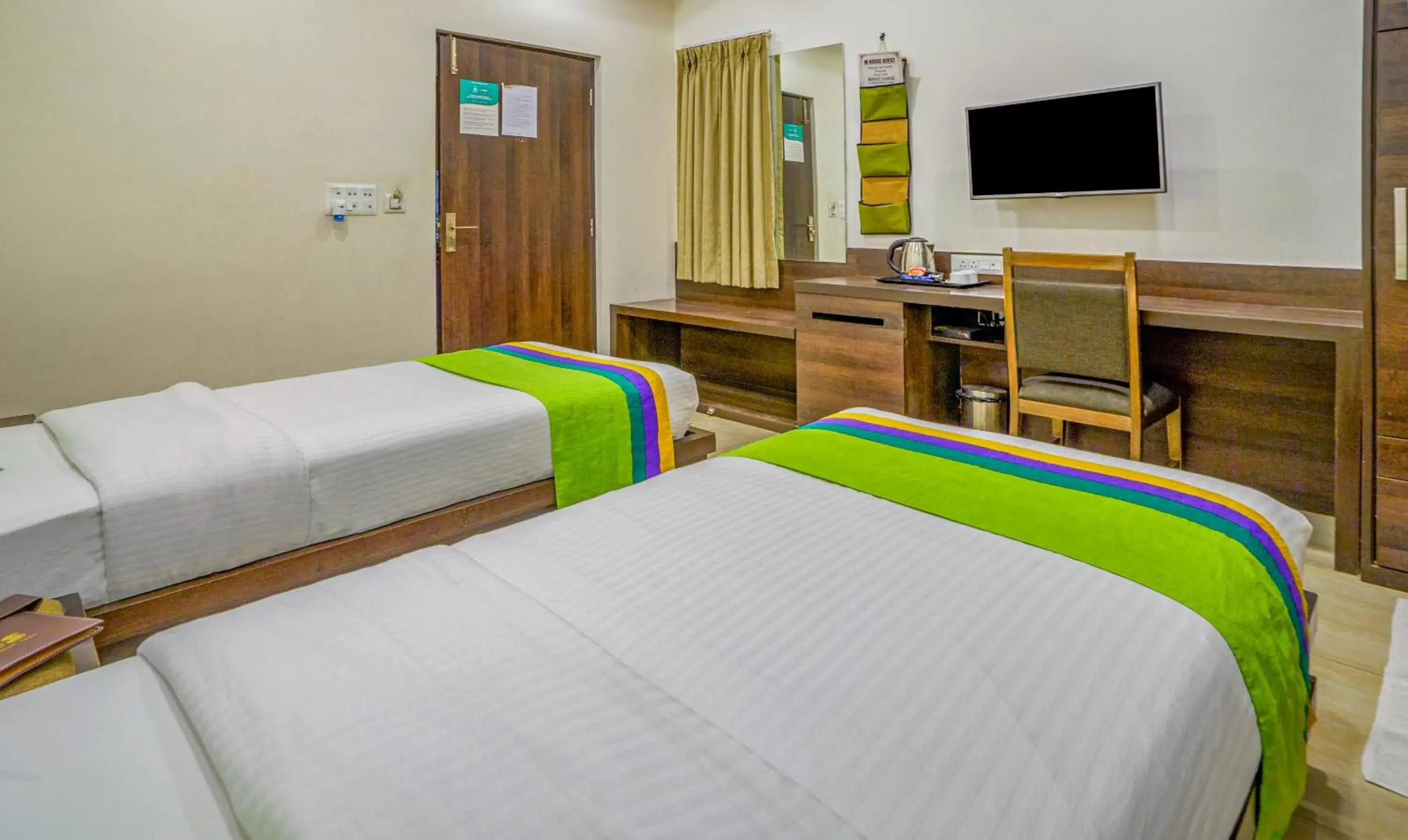 Bedroom, Bed in Treebo Bliss Bedroom, Bed in Treebo Bliss