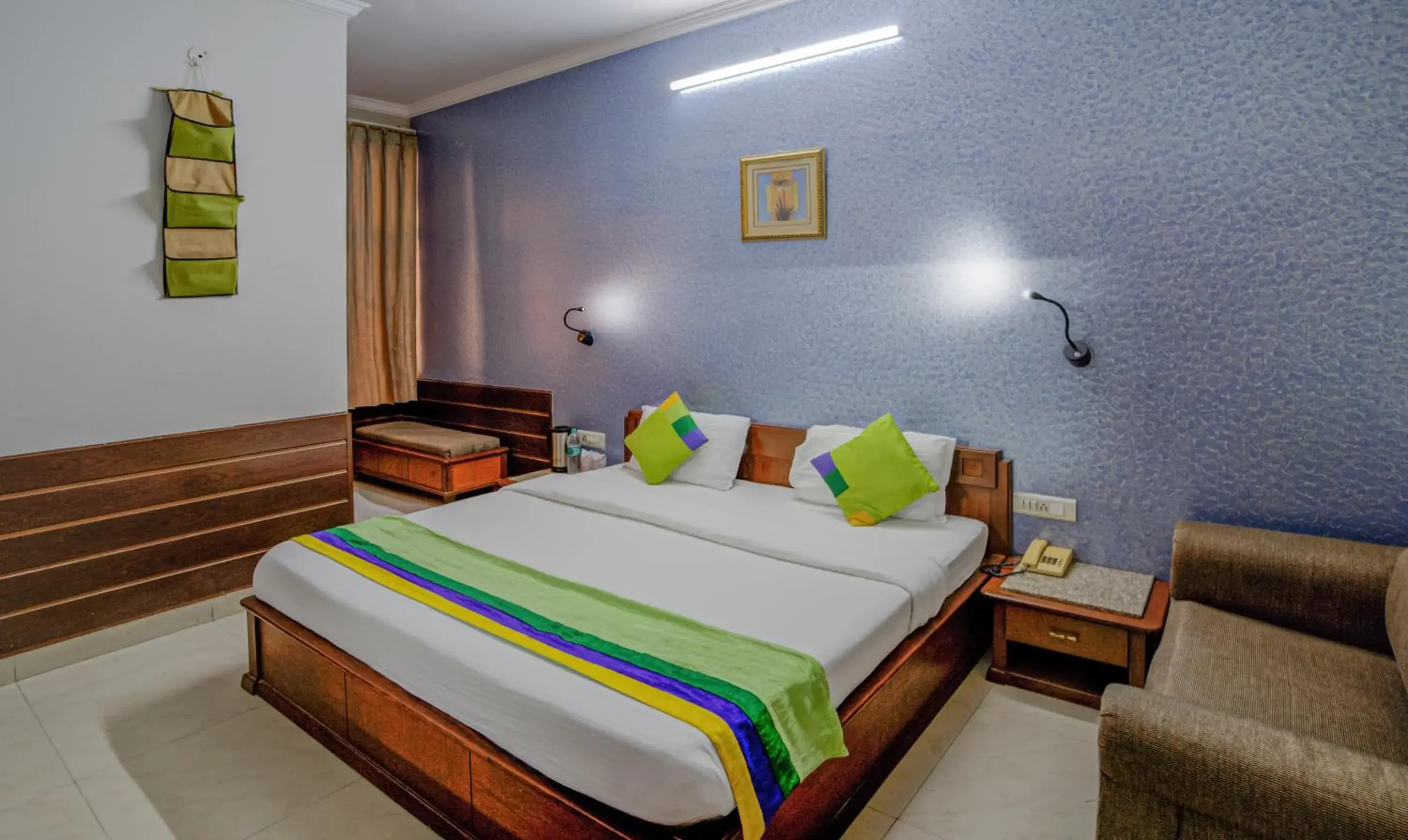 Bedroom, Bed in Treebo Bliss Bedroom, Bed in Treebo Bliss