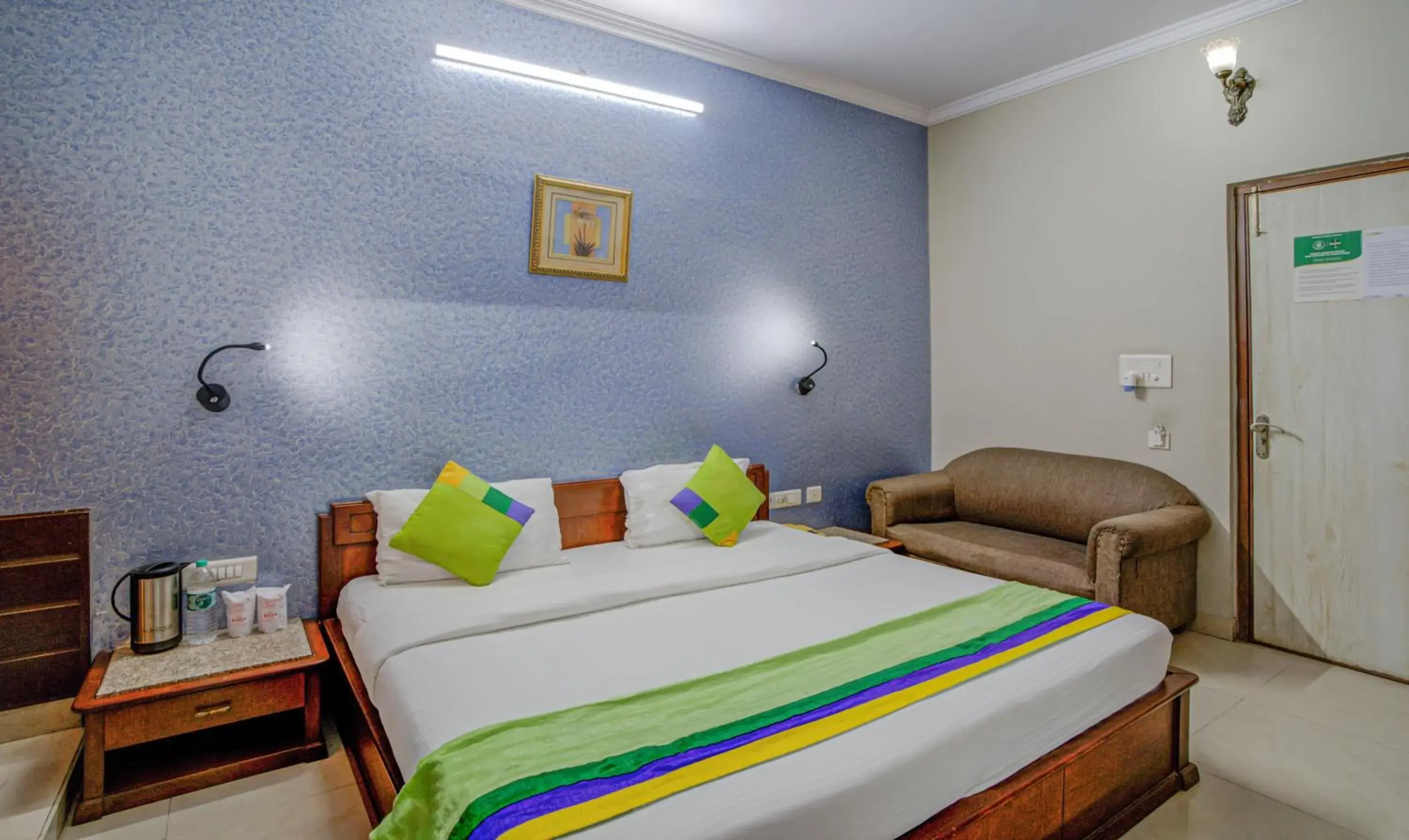 Bedroom, Bed in Treebo Bliss Bedroom, Bed in Treebo Bliss