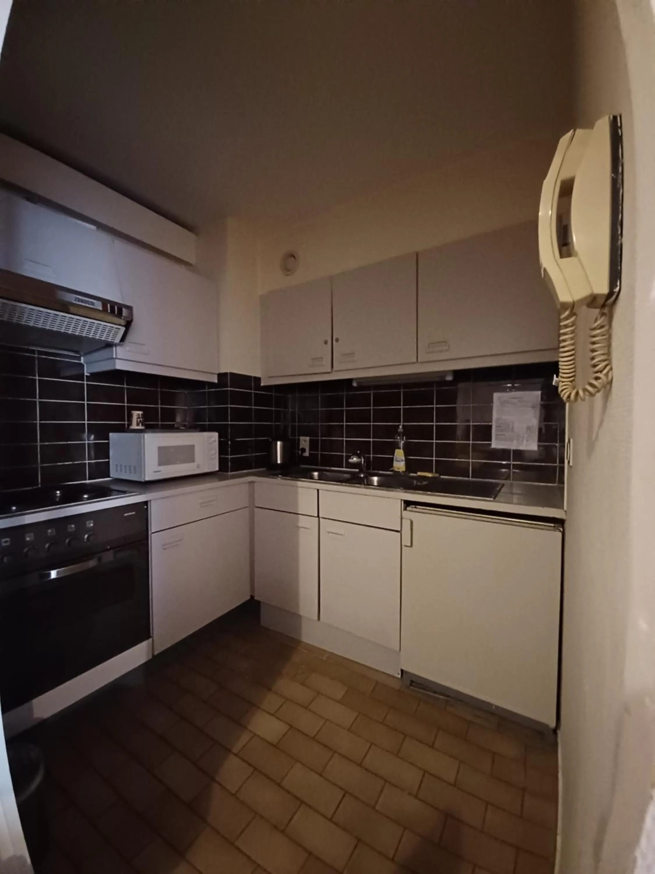 Kitchen or kitchenette in Hotel Koffieboontje