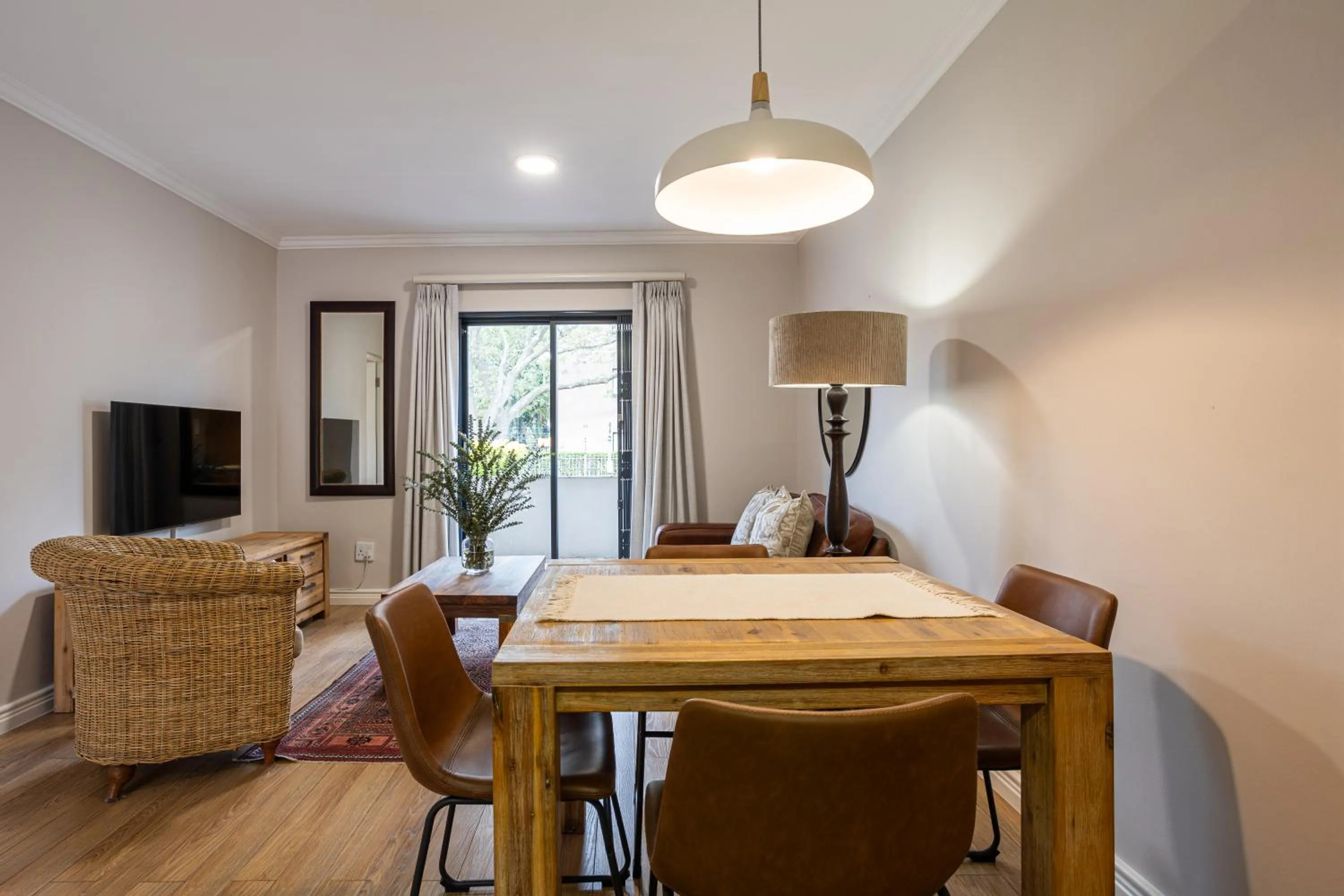 Dining area in Vino Self Catering Apartment