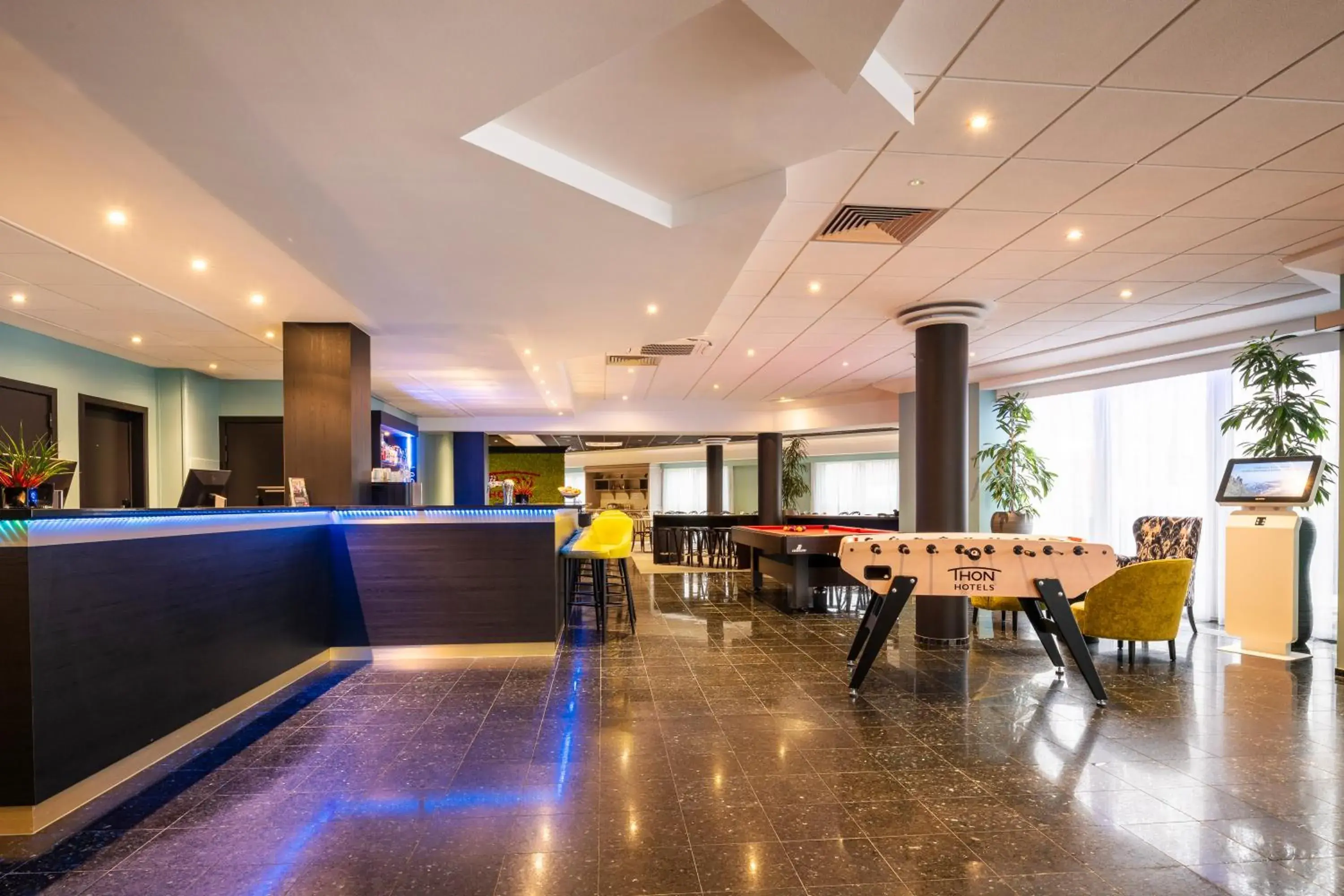 Lobby or reception in Thon Hotel Brussels Airport Lobby or reception in Thon Hotel Brussels Airport