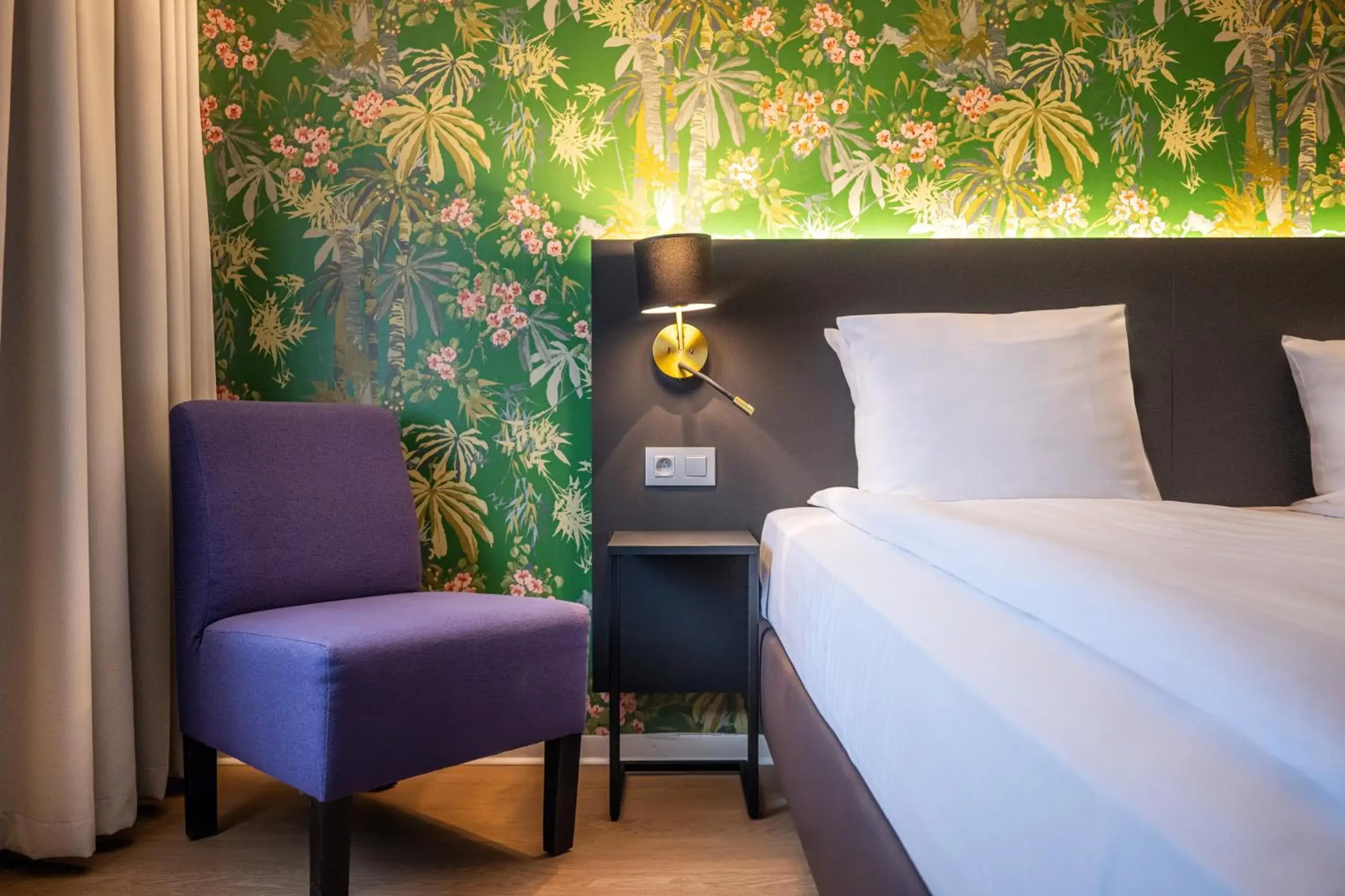 Bed in Thon Hotel Brussels Airport Bed in Thon Hotel Brussels Airport