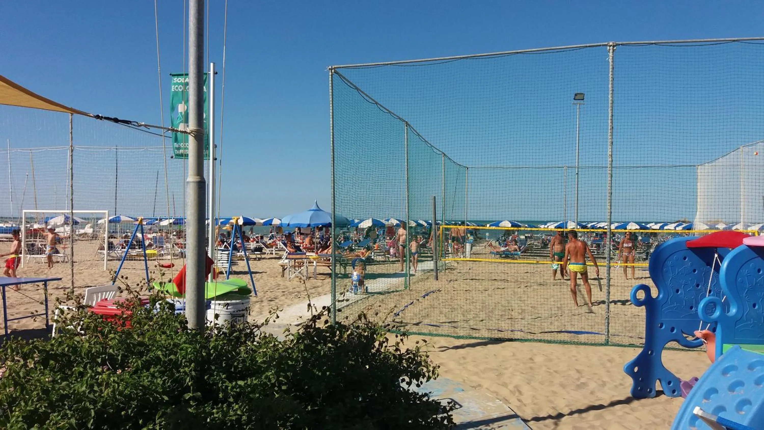 Beach in Albergo Primavera