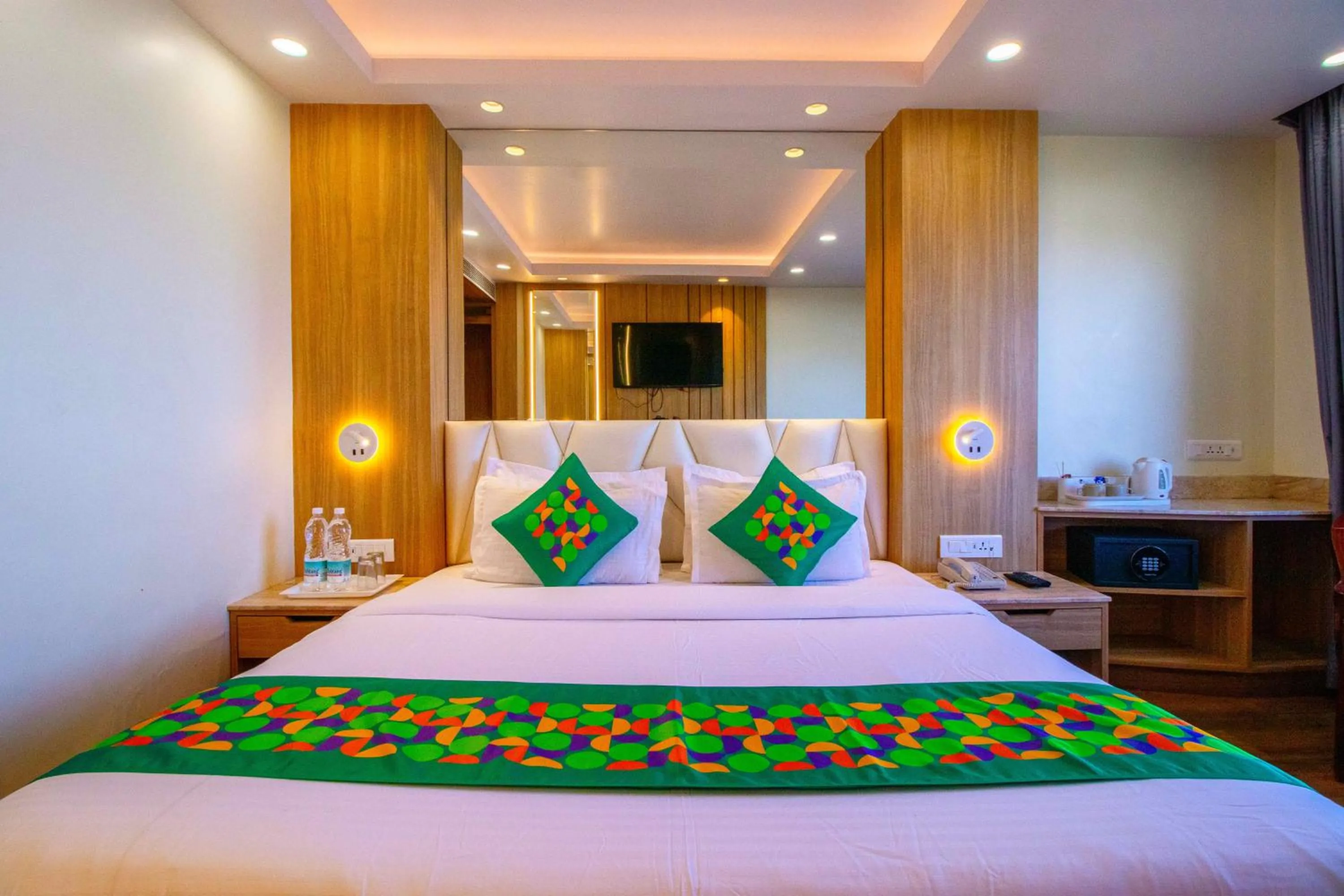 Bedroom, Bed in Treebo Varuna With Mountain View