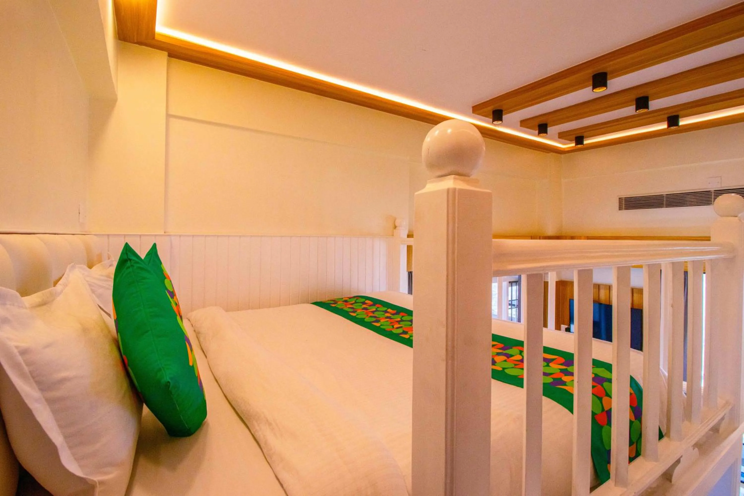 Bedroom, Bed in Treebo Varuna With Mountain View