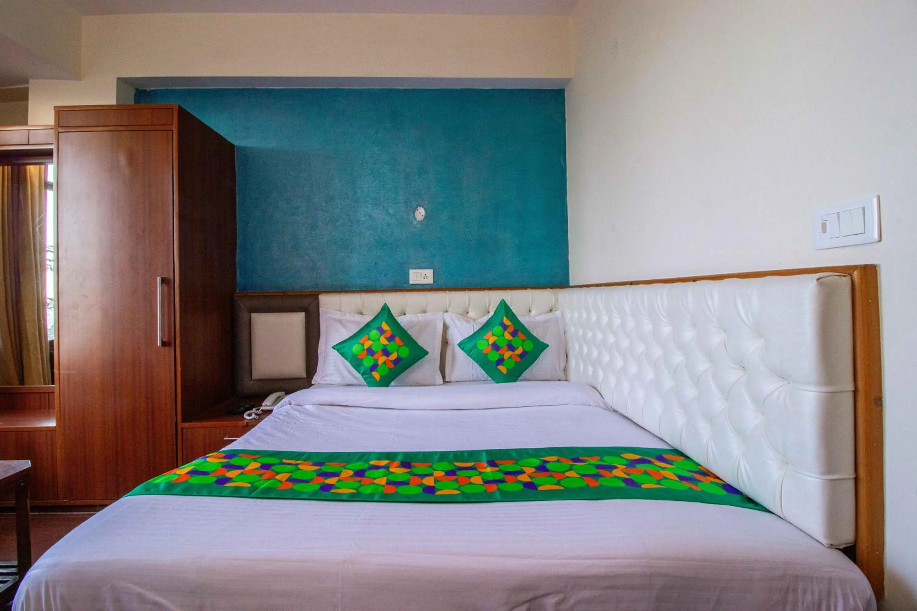 Bedroom, Bed in Treebo Varuna With Mountain View