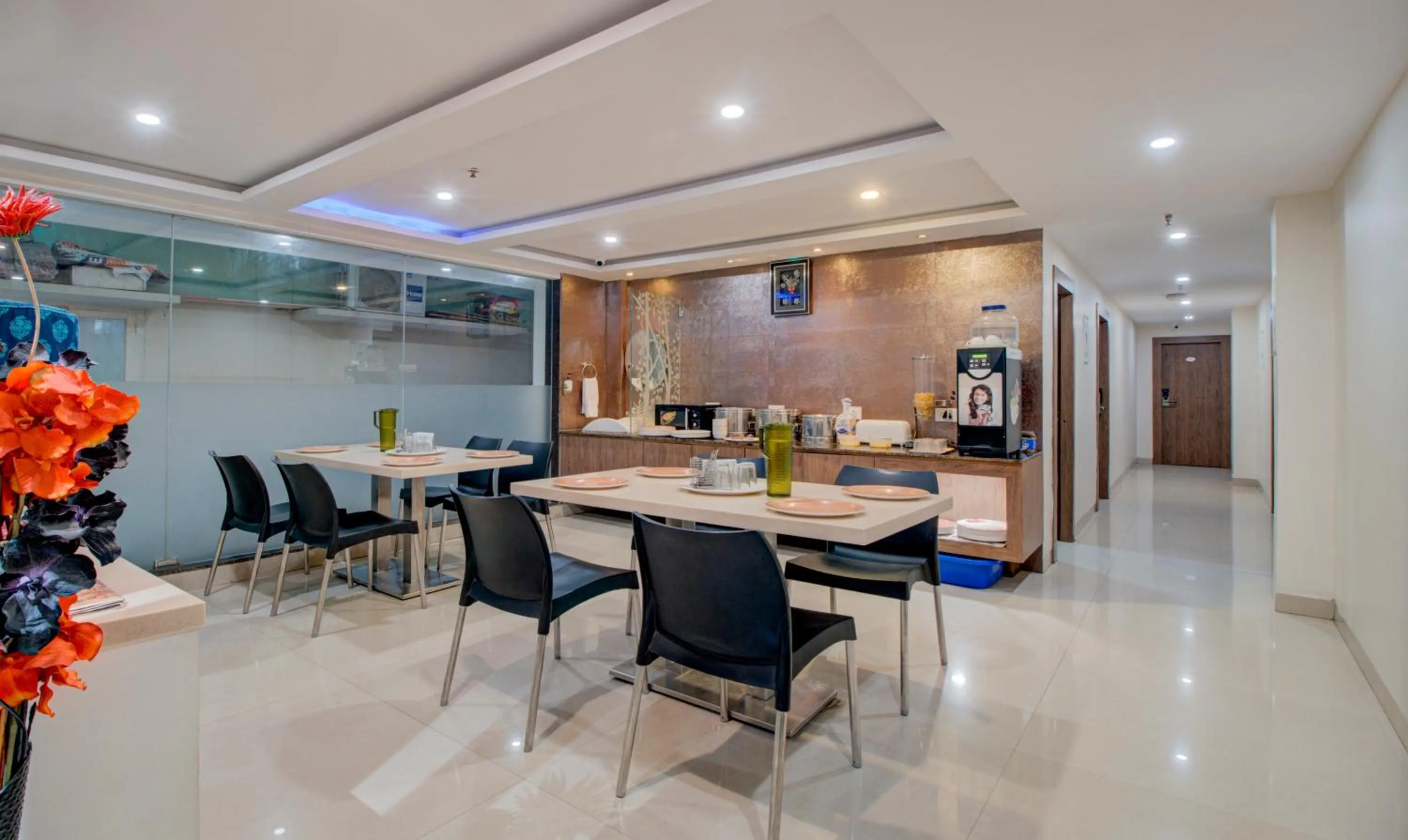 Dining area in Treebo MVP Grand