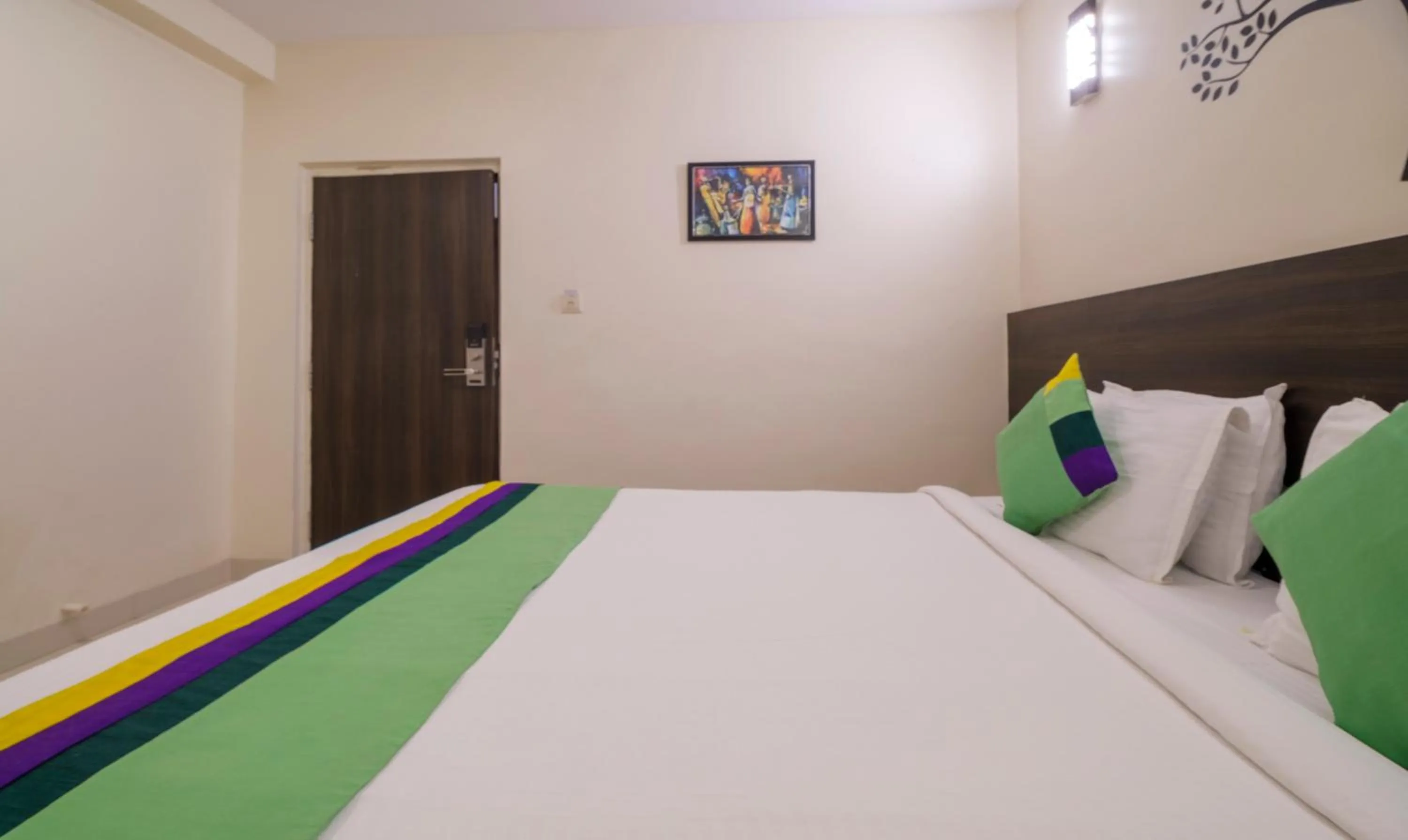 Bedroom, Bed in Treebo MVP Grand