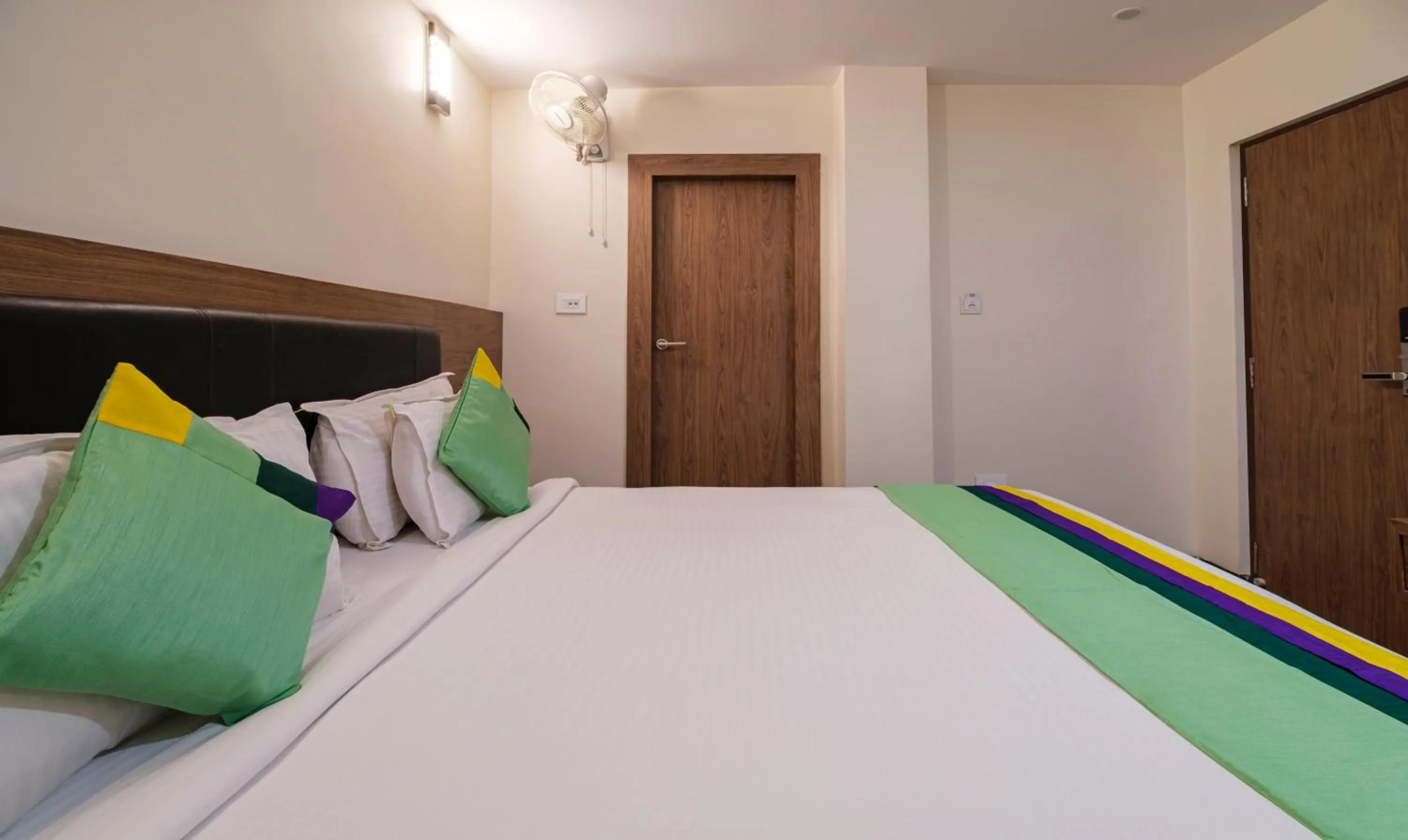 Bedroom, Bed in Treebo MVP Grand