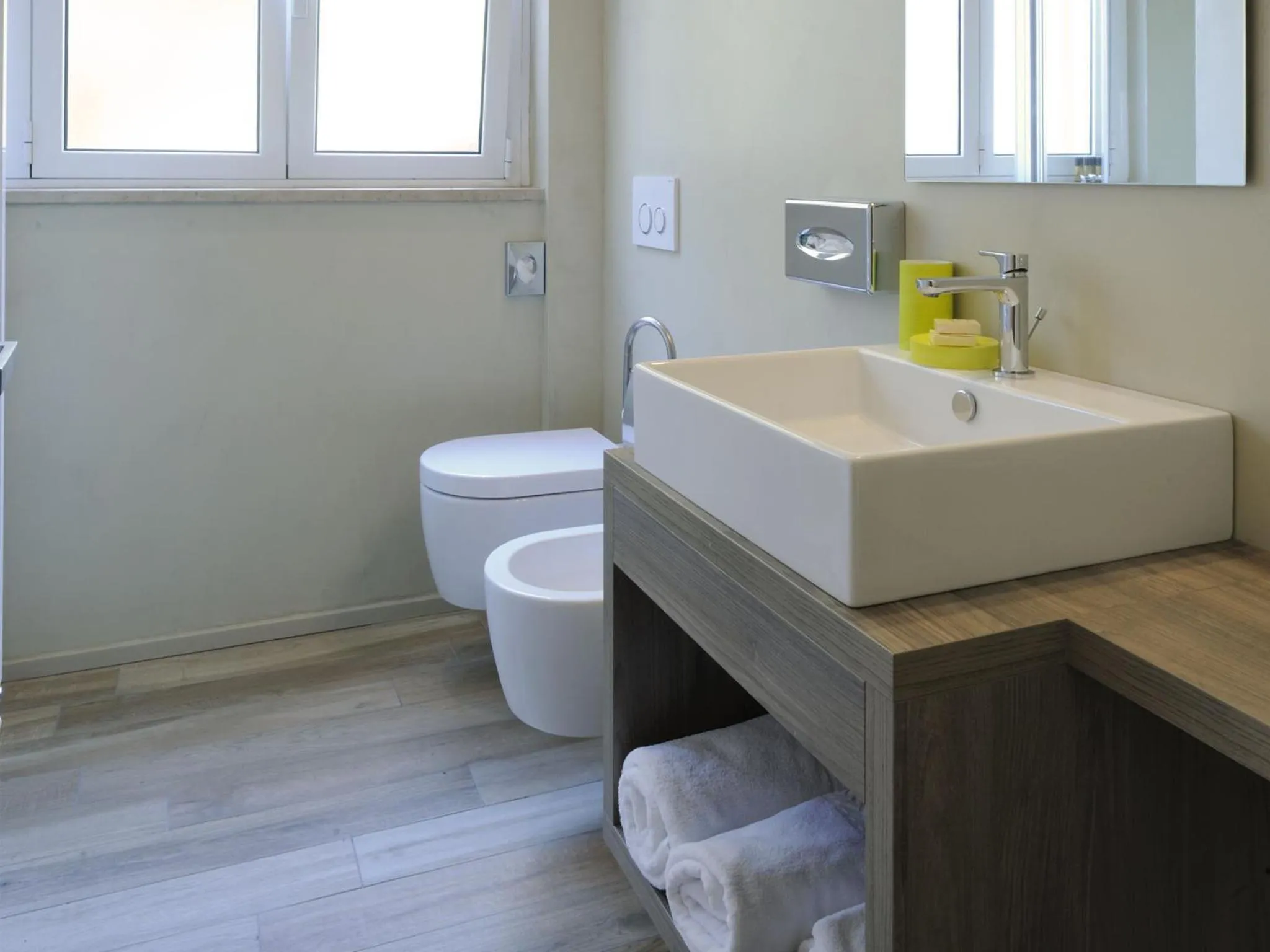 Shower in Hotel Concordia