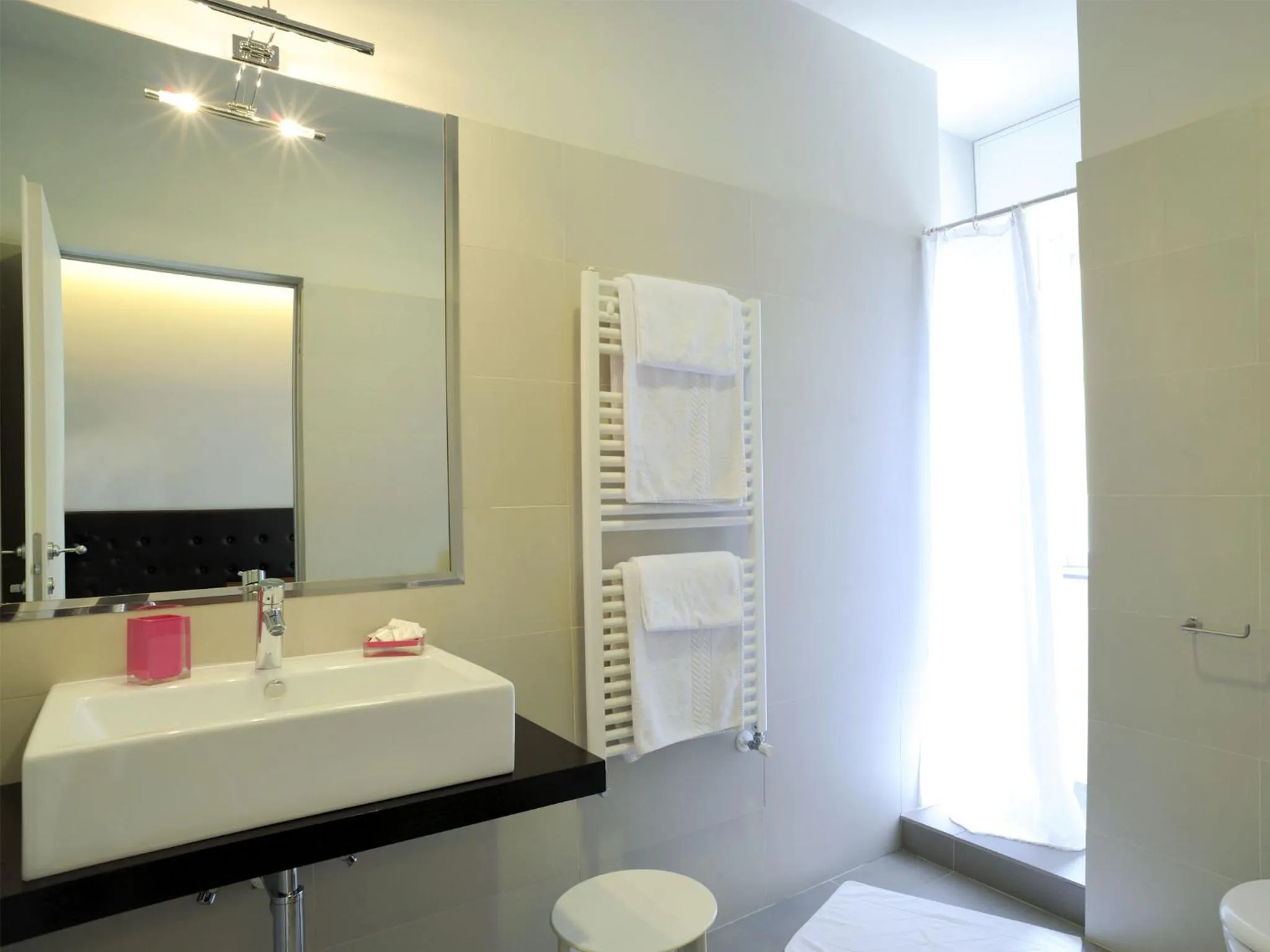 Shower in Hotel Concordia