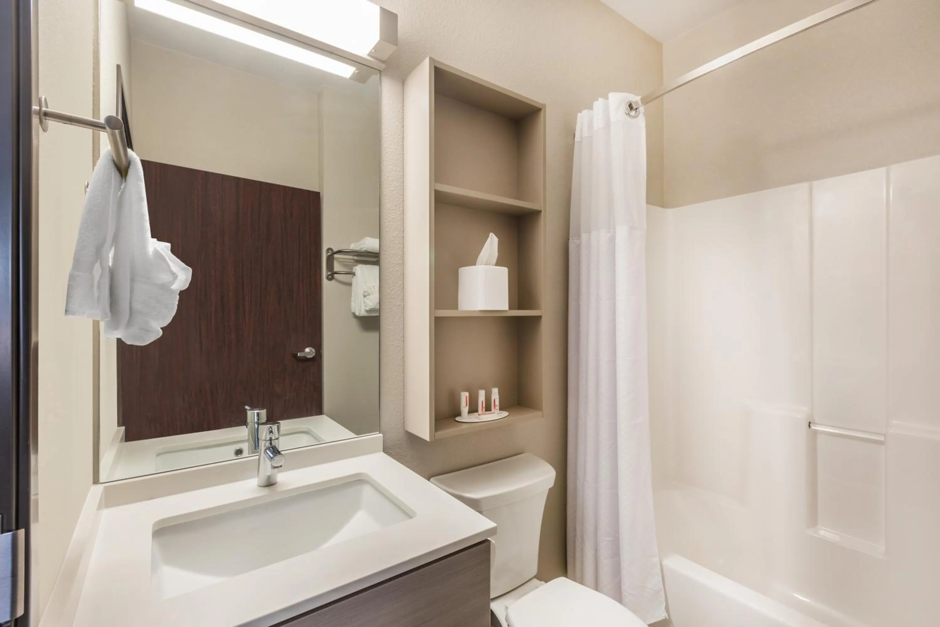 Shower in Microtel Inn & Suites by Wyndham Perry