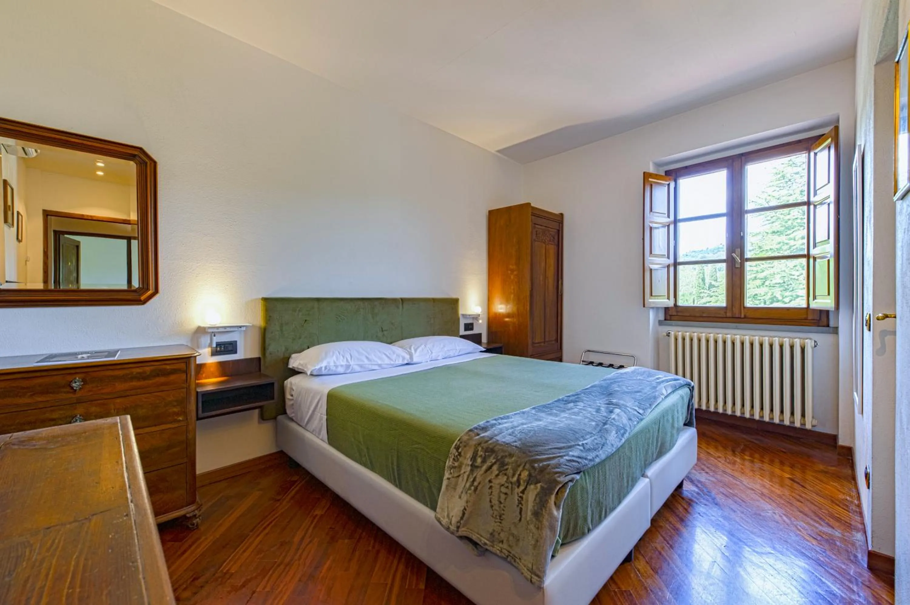 Bed in Torrebianca Tuscany