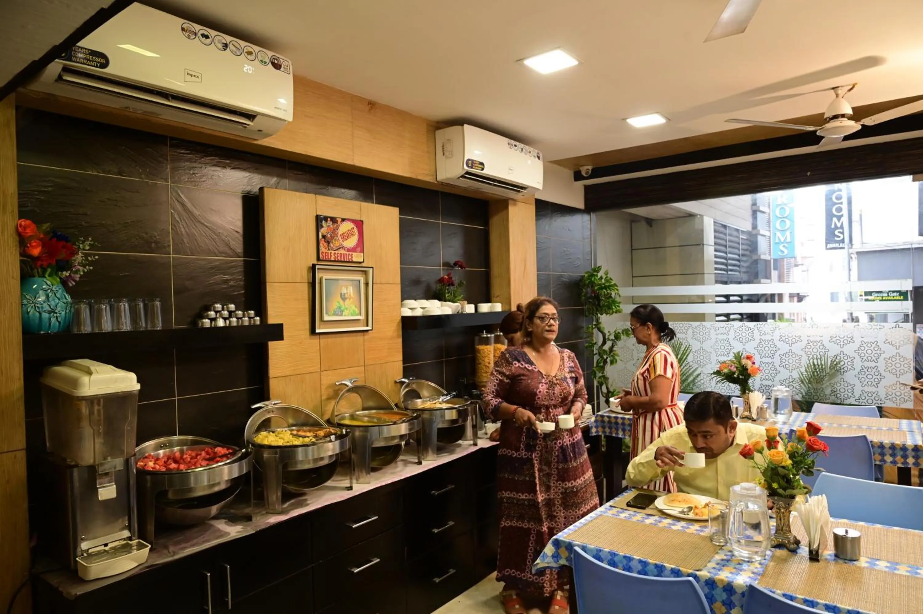 Buffet breakfast in Grand Cascade Chennai