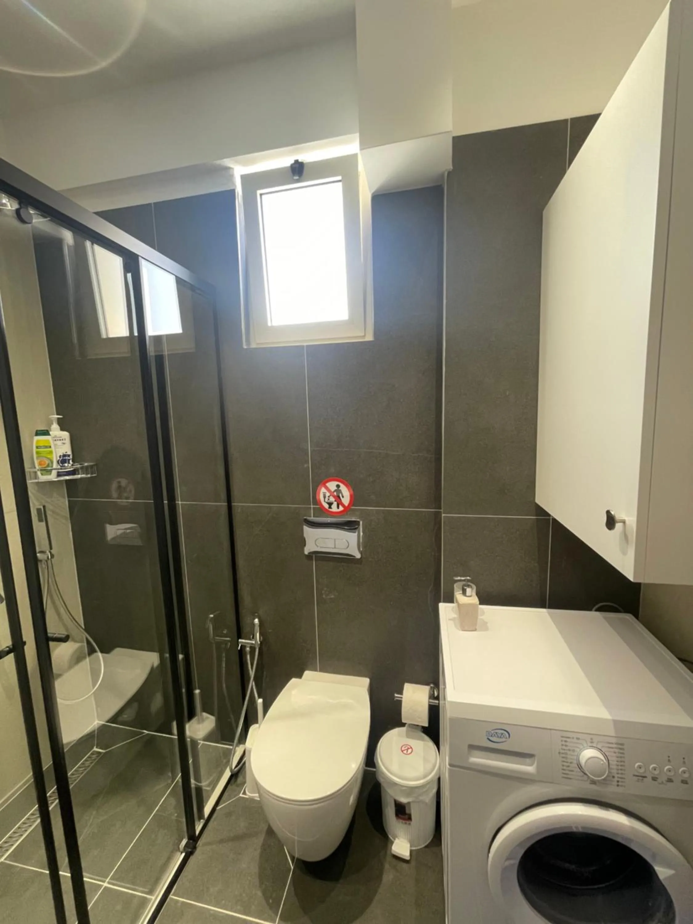 Shower in Sea Apartments Himare