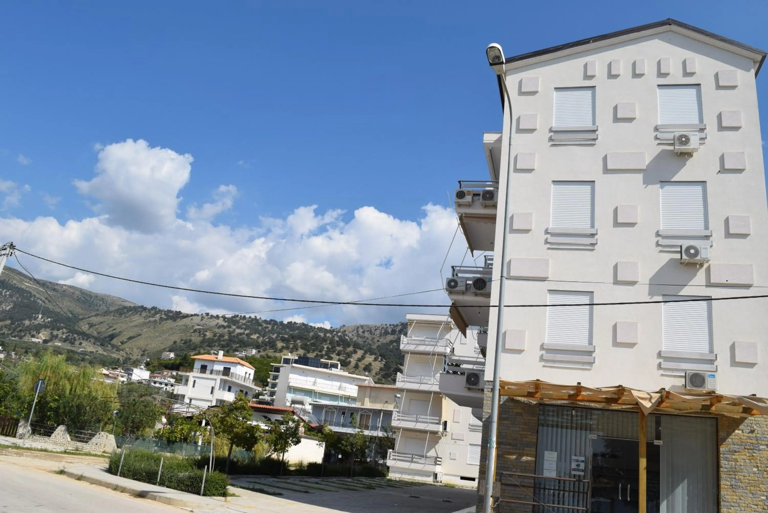Facade/entrance in Sea Apartments Himare