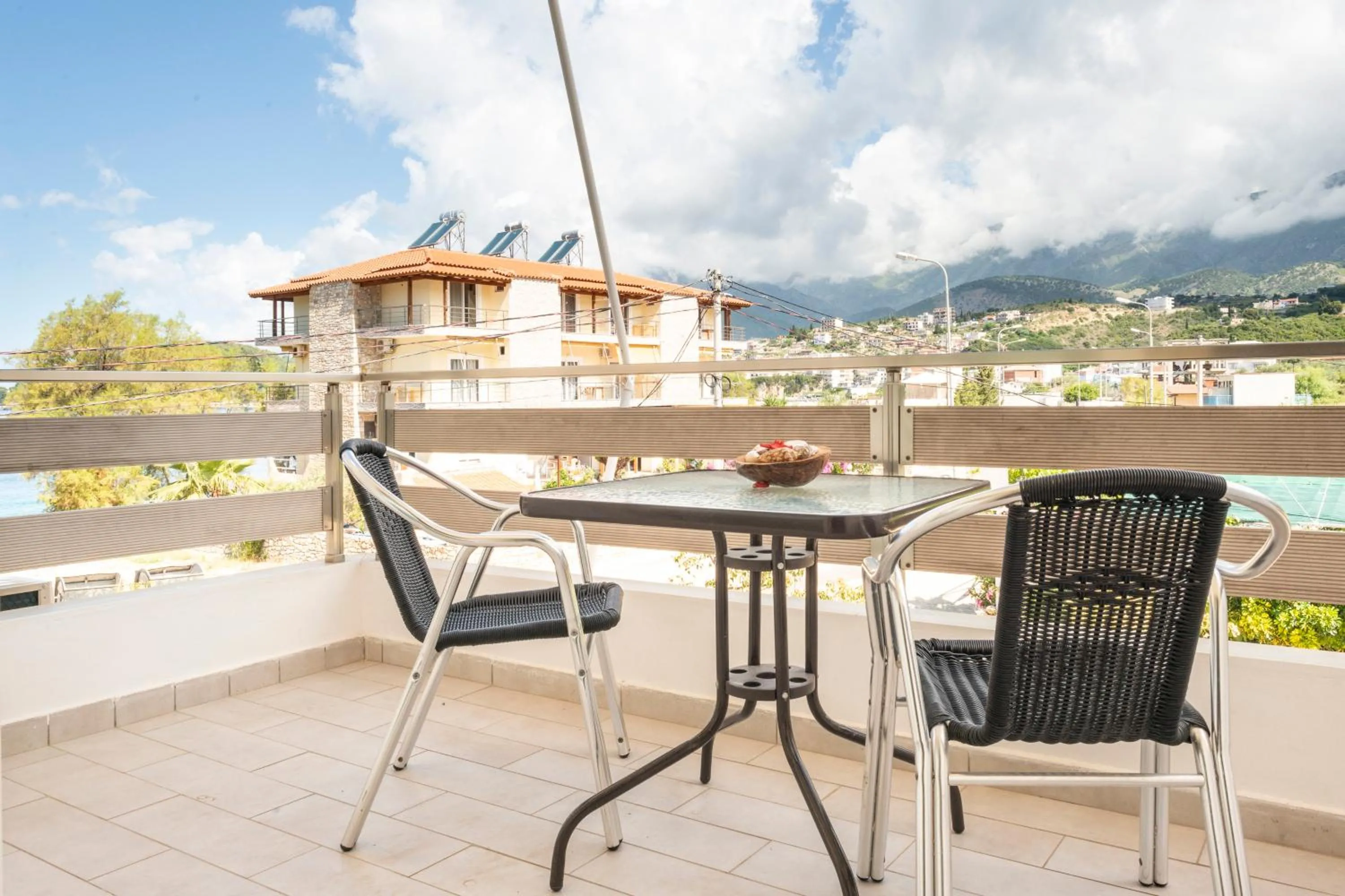 Balcony/Terrace in Sea Apartments Himare