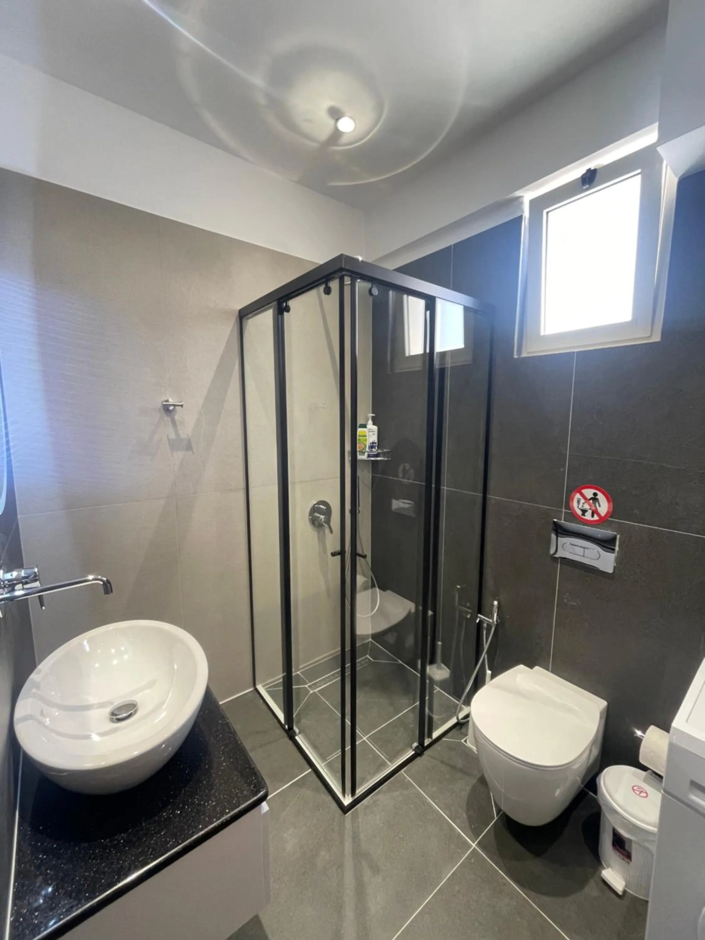 Toilet in Sea Apartments Himare