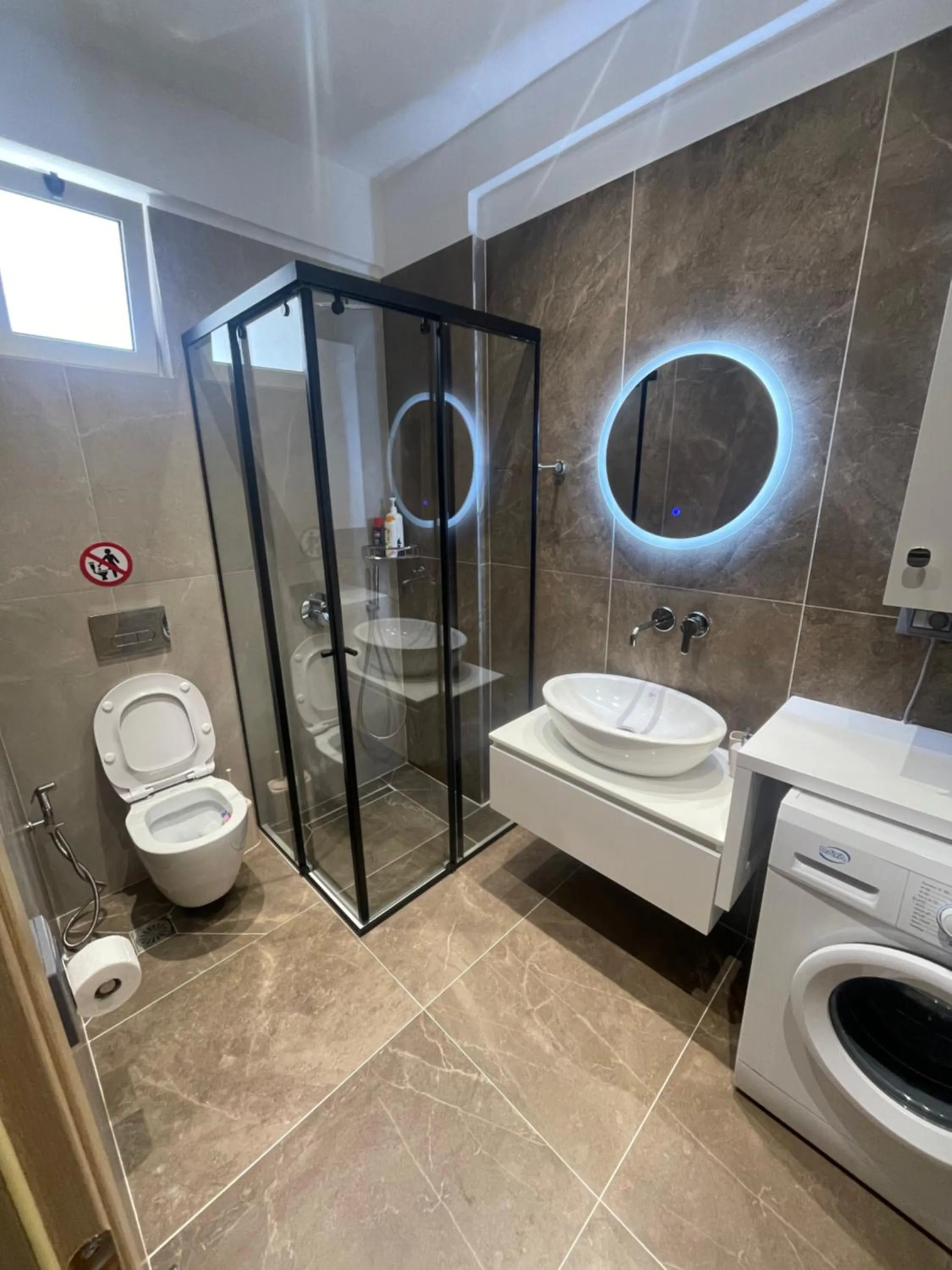 Bathroom in Sea Apartments Himare