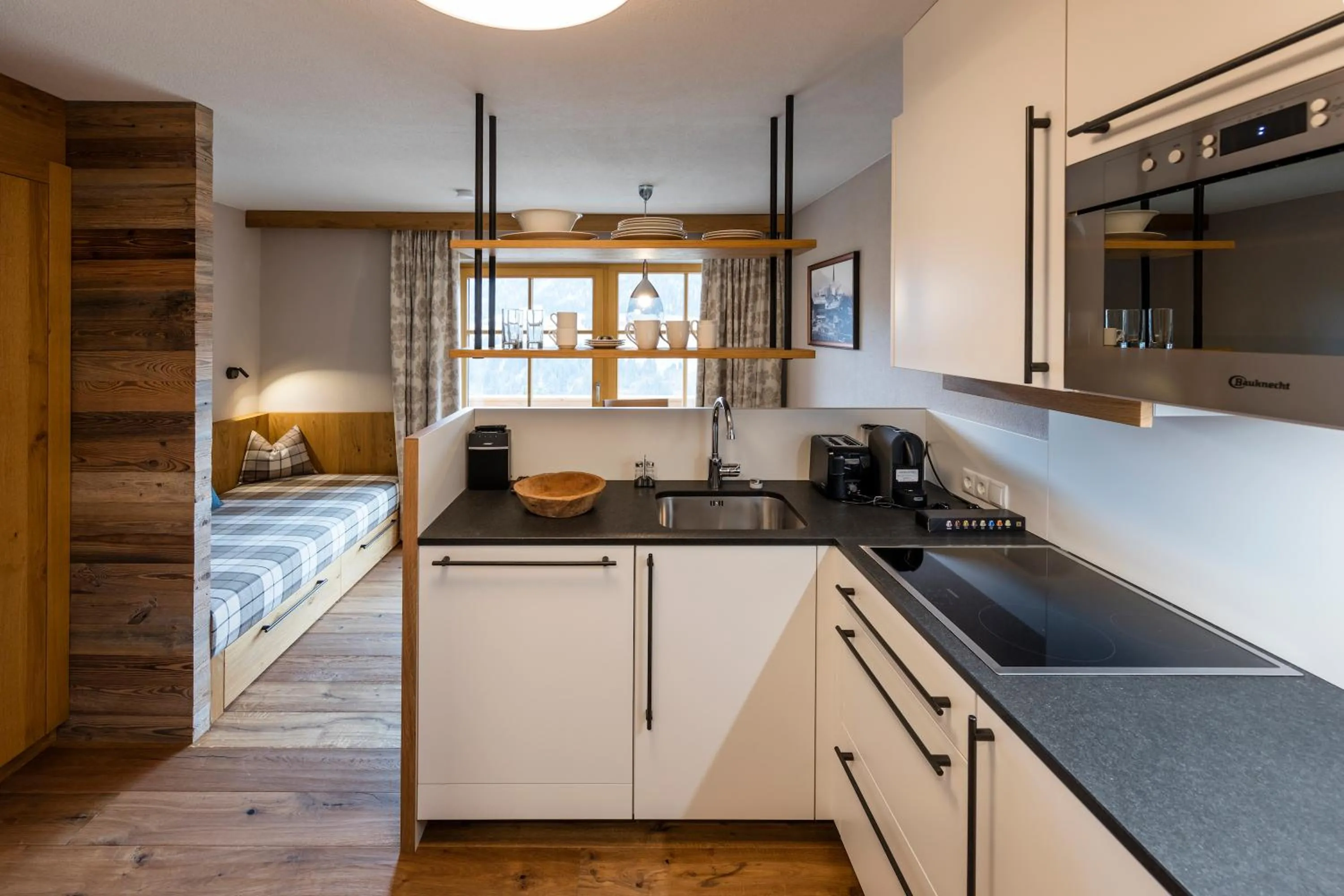 Kitchen or kitchenette in Alpbach Lodge Chalet Superior