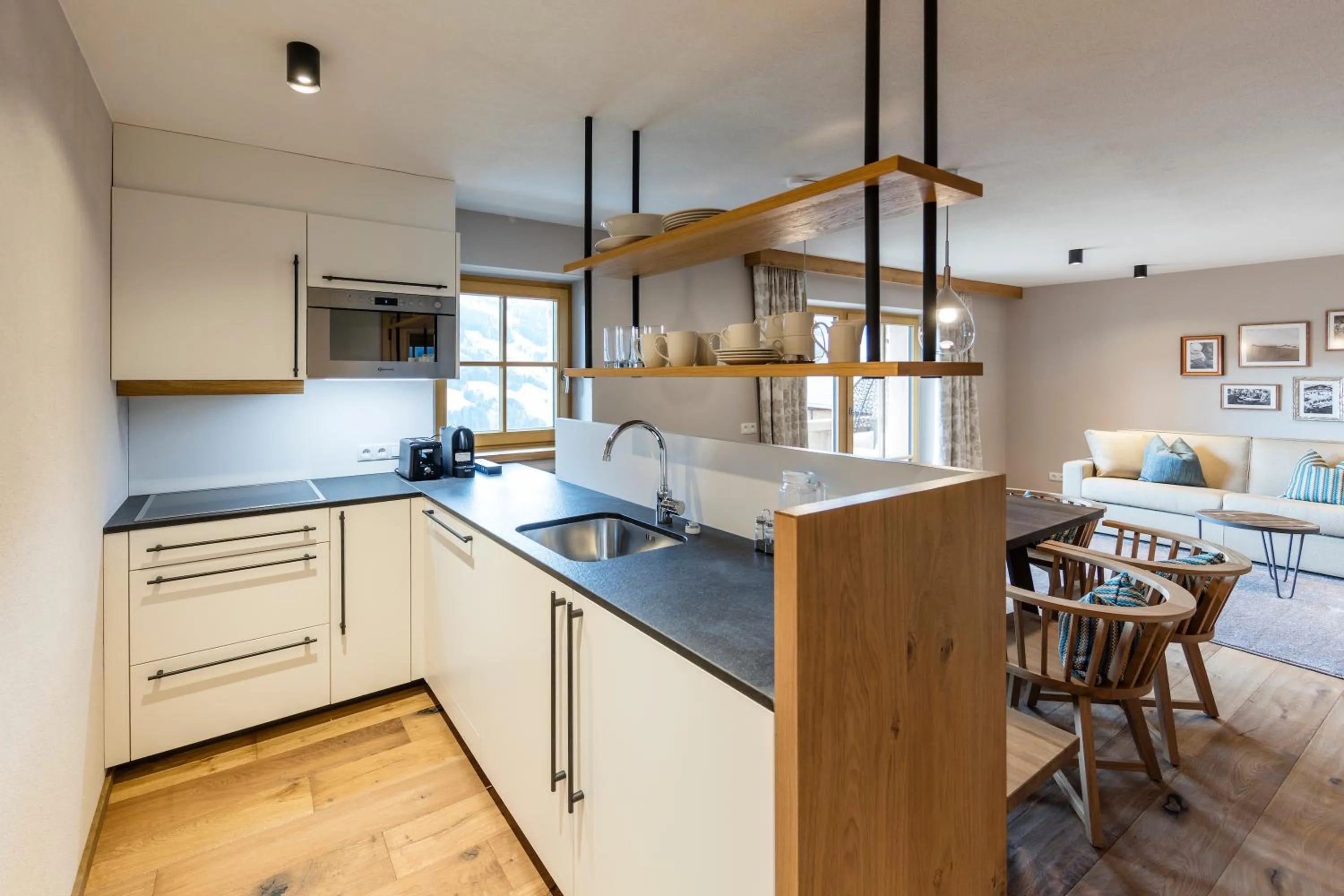Kitchen or kitchenette in Alpbach Lodge Chalet Superior