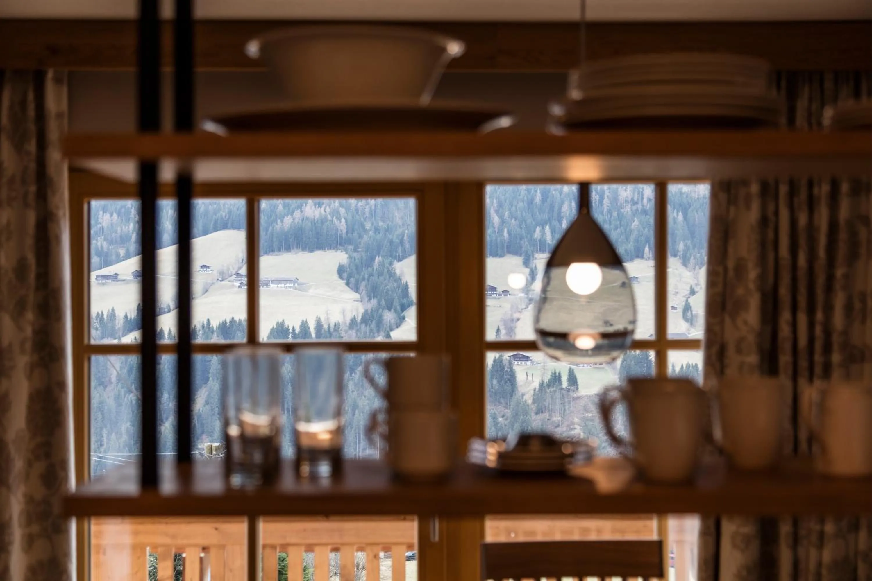 Living room in Alpbach Lodge Chalet Superior