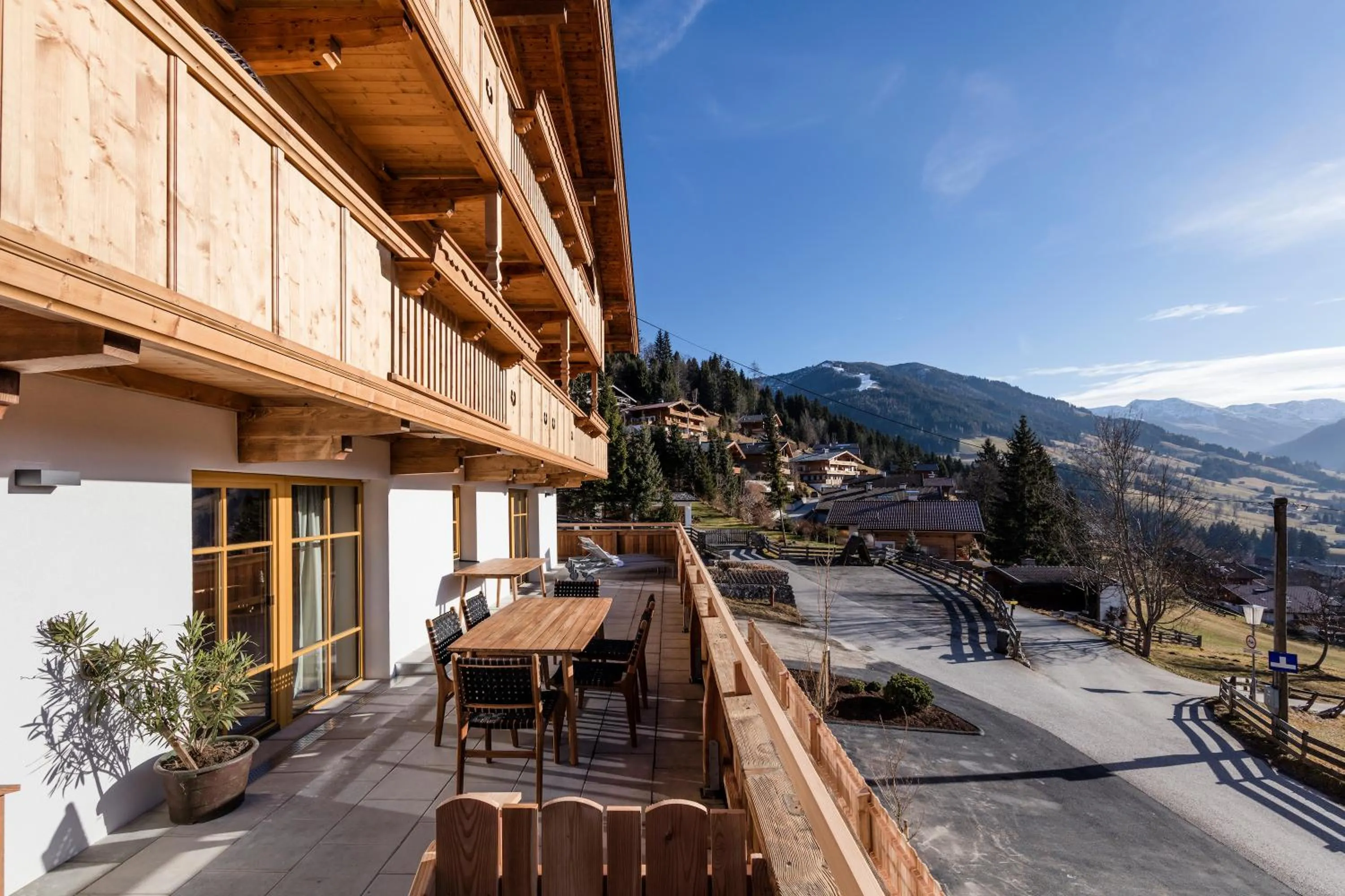 Balcony/Terrace in Alpbach Lodge Chalet Superior