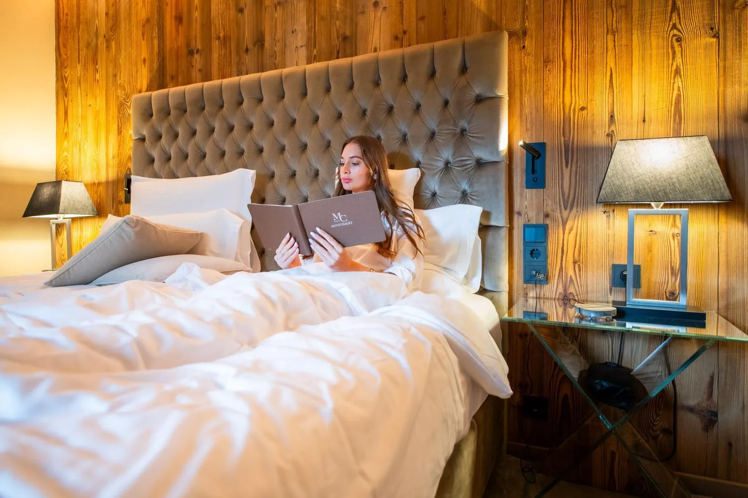 Bedroom, Bed in Hotel Montchalet