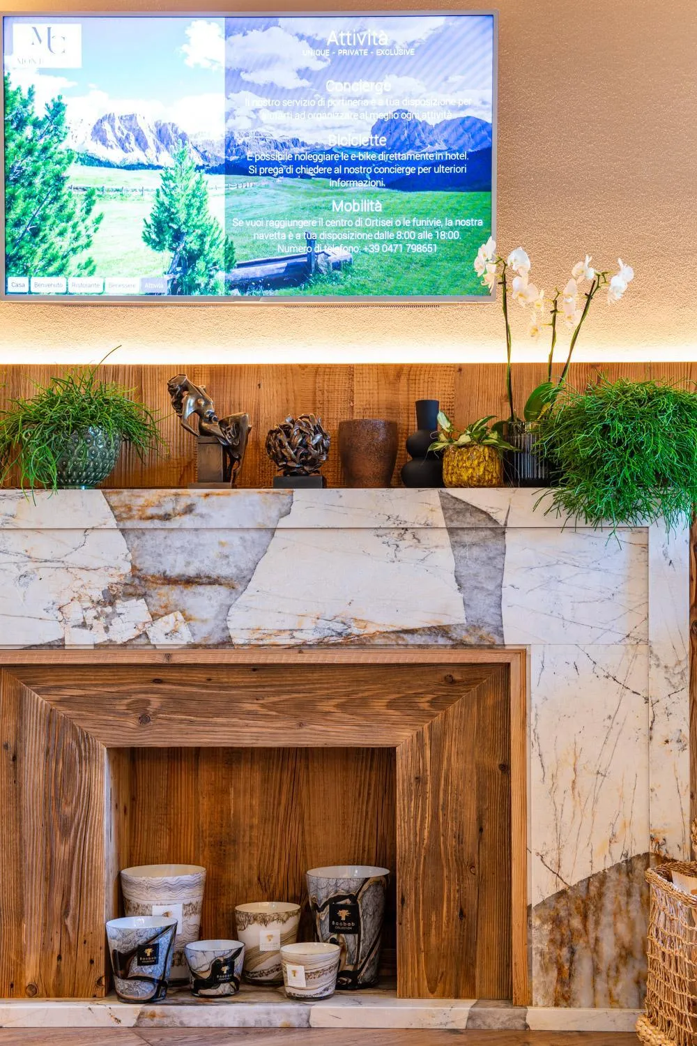 Lobby or reception in Hotel Montchalet