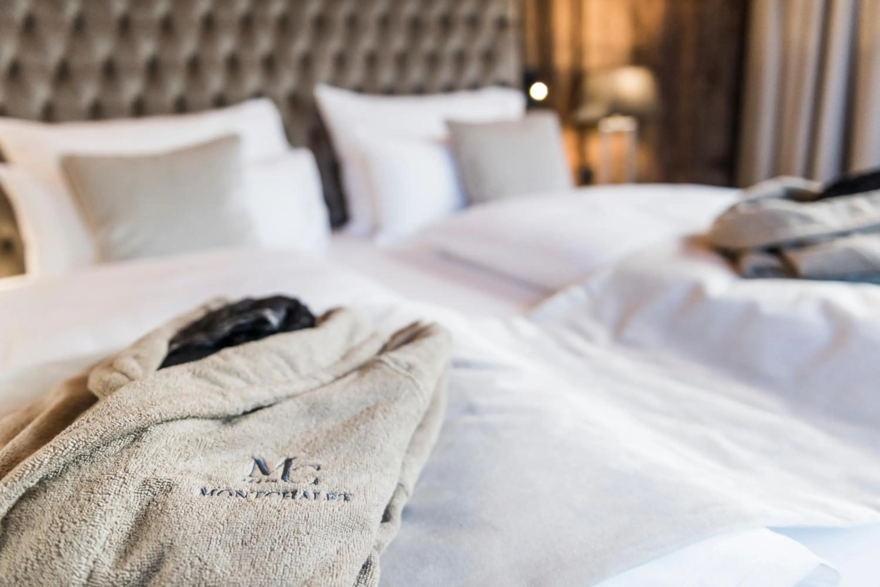 Bed in Hotel Montchalet