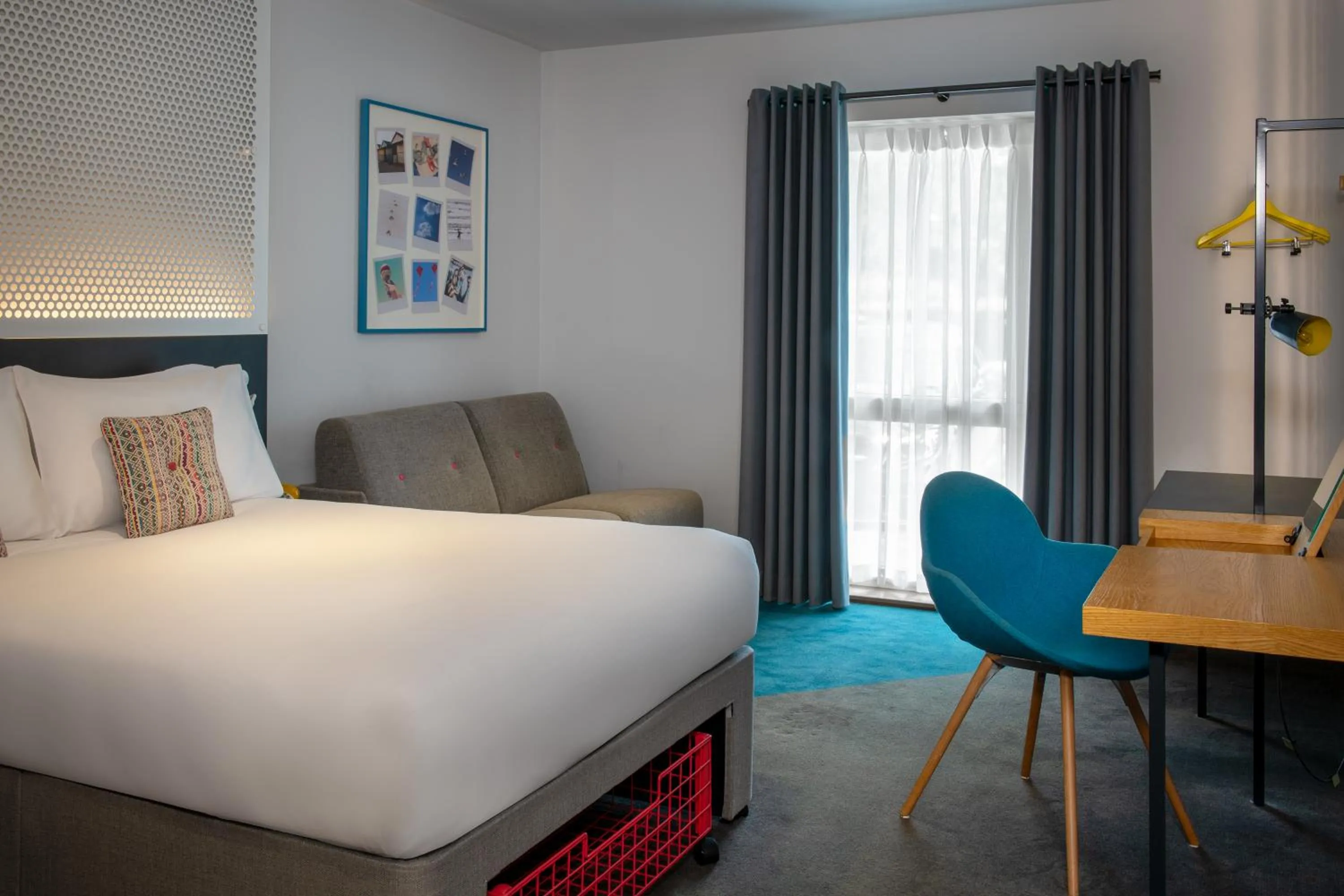 Bedroom, Bed in Lodge at Solent