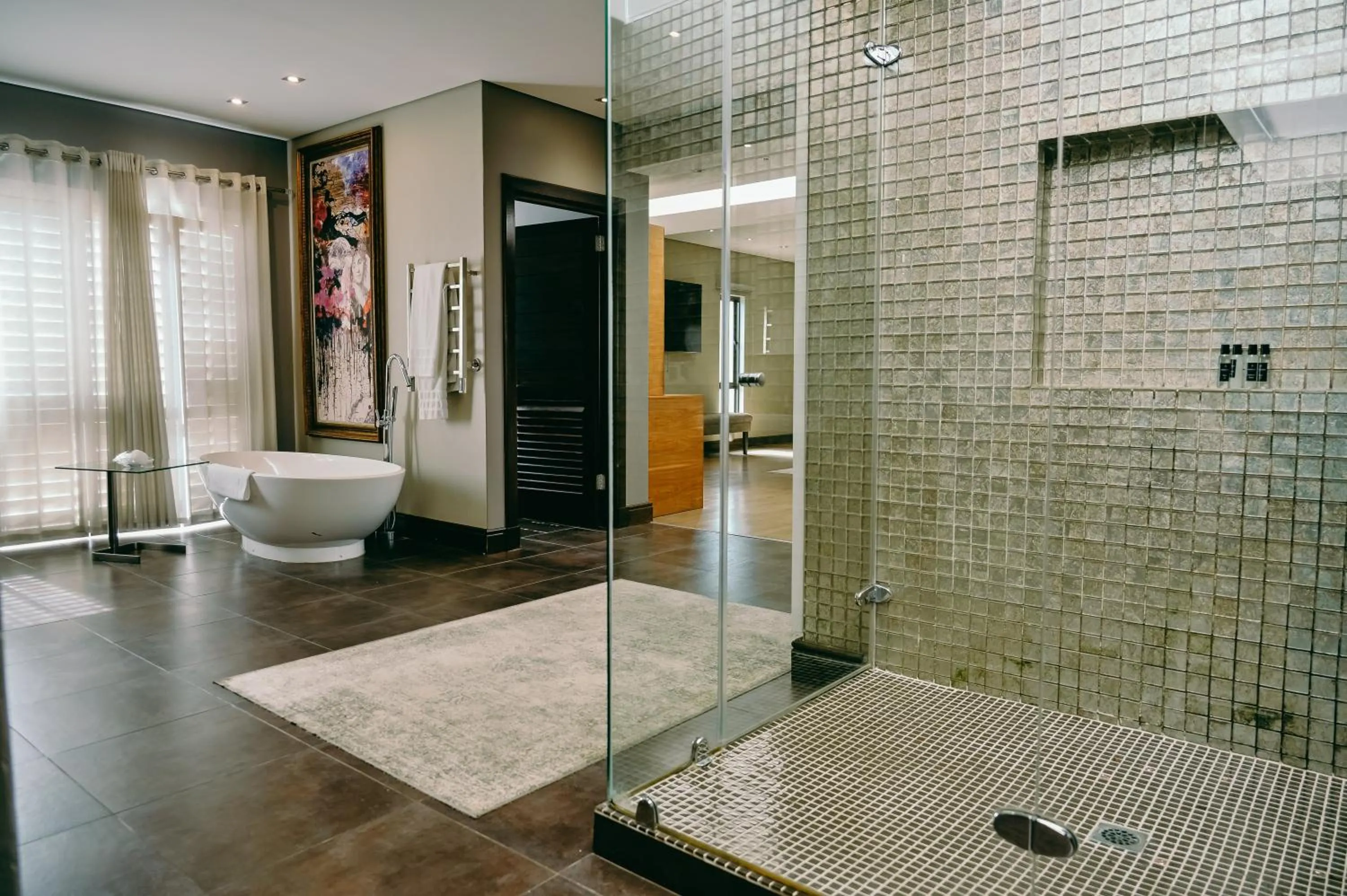 Shower in Tredenham Boutique Hotel