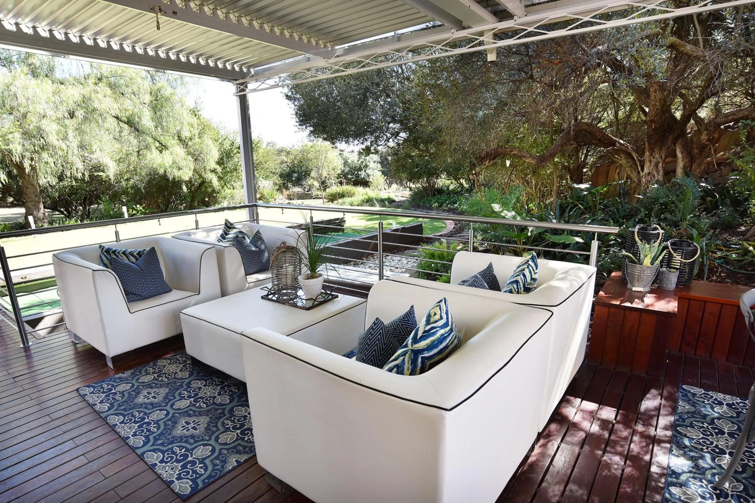 Patio in Tredenham Boutique Hotel