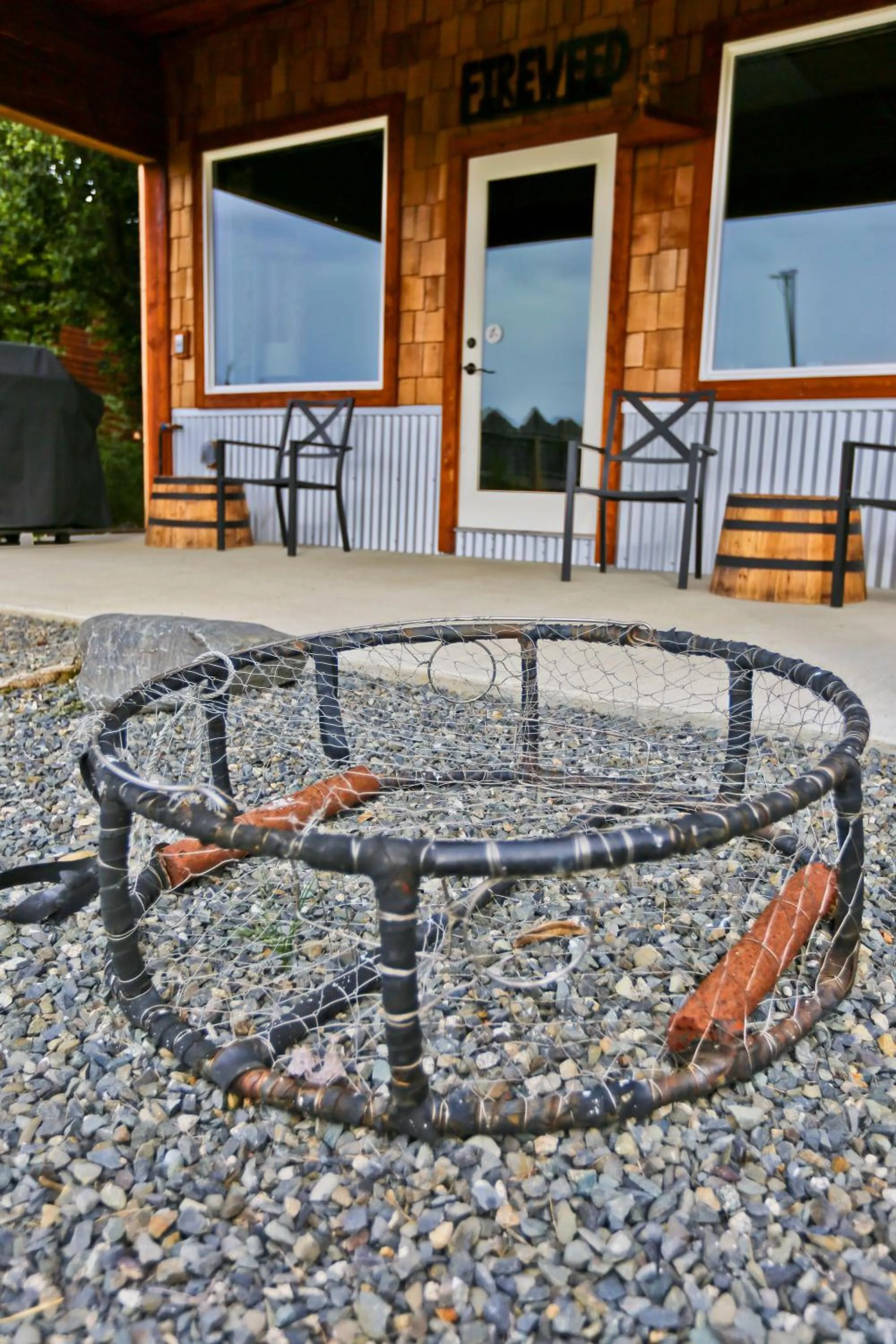 Decorative detail in Baycrest Lodge